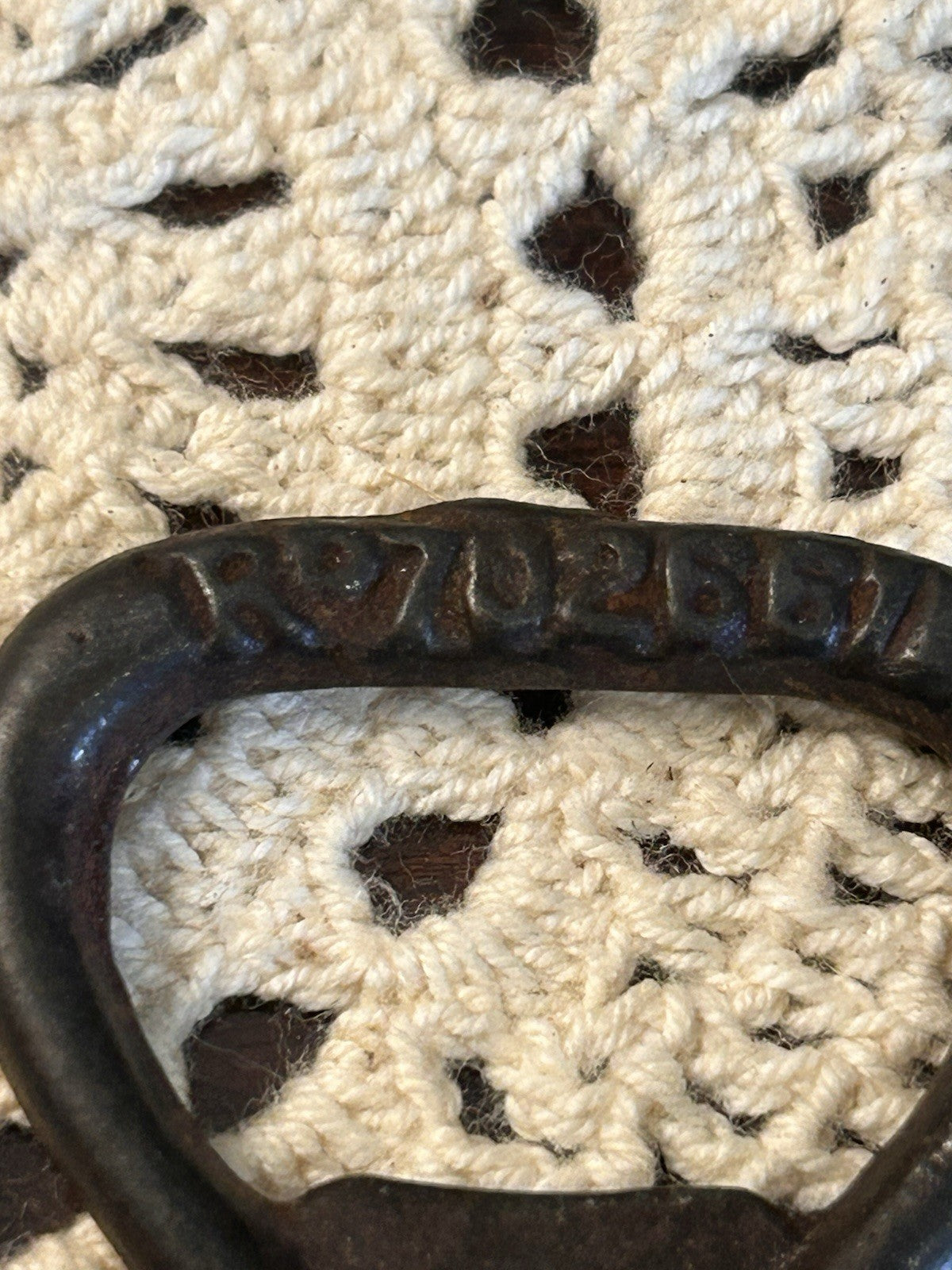 1923 Brickwoods Brewery Cast Iron Bottle Opener Reg Design 702661 Barware