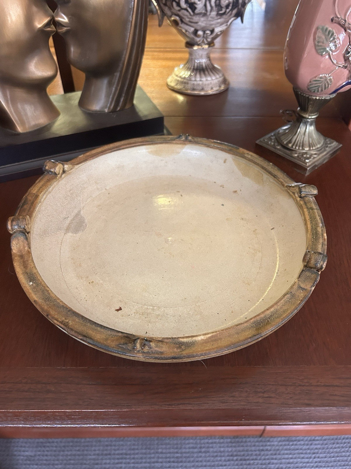 Howard Phillips El Dorado Studio Pottery Bowl 1990 Signed Australian 28cm