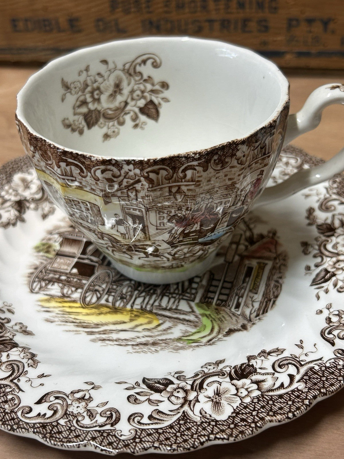 Johnson Bros Coaching Scenes Set of 16 – Gate Keeper & Hunting Country 