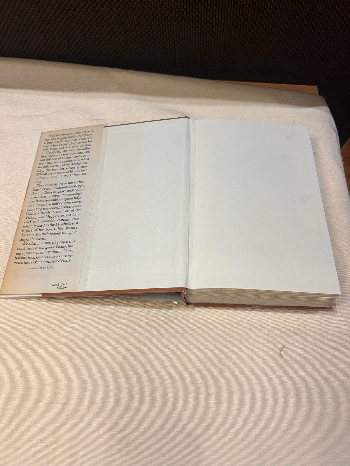 The Thorn Birds – Colleen McCullough | Vintage Hardcover w/ Dust Jacket 1st Ed