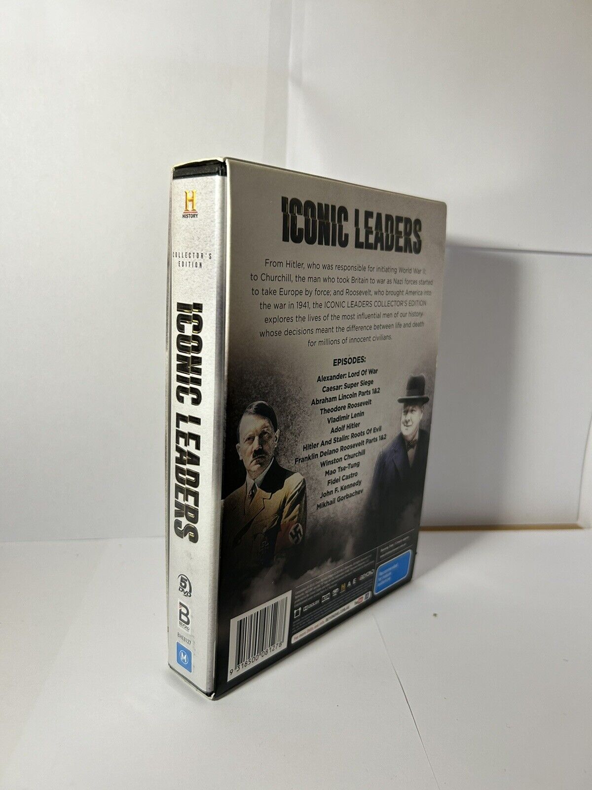 Iconic Leaders 5 Disc Box set. Region 4  (DVD, 2019)