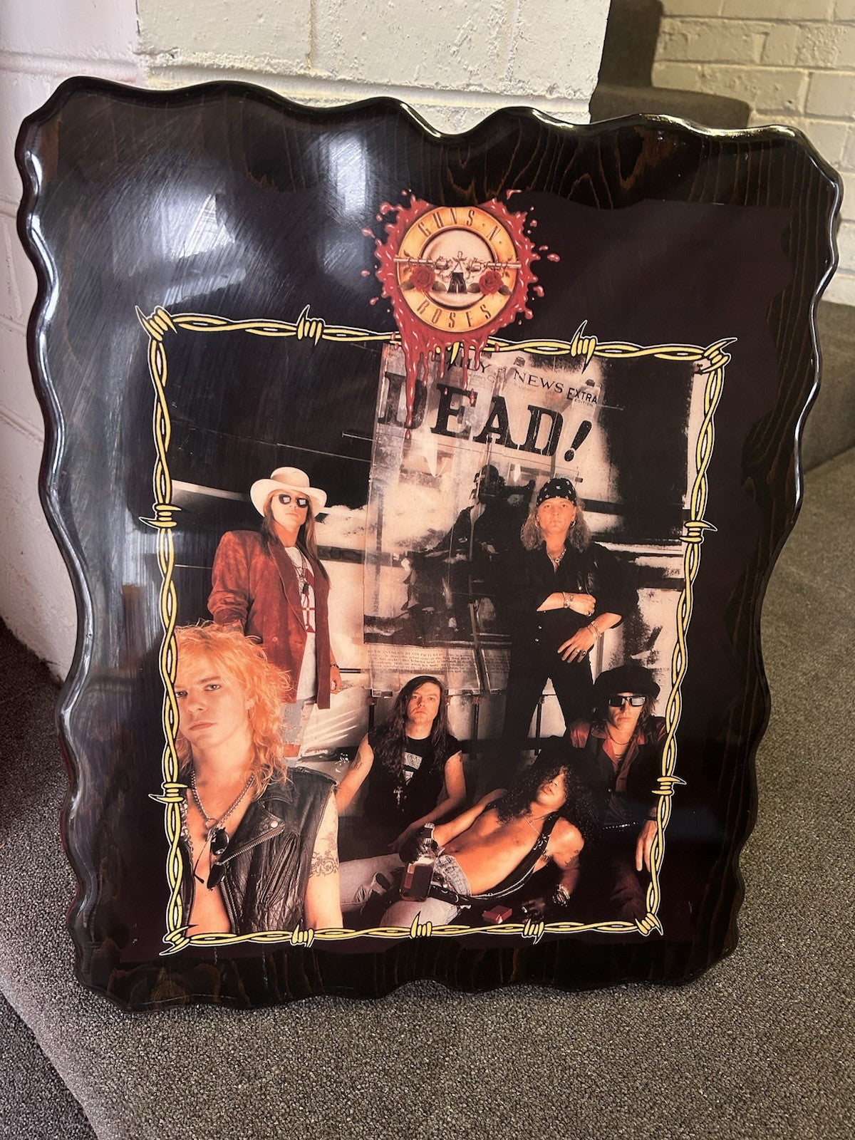 Guns N’ Roses Vintage DenCraft Framed Wall Art 55x45cm Canada