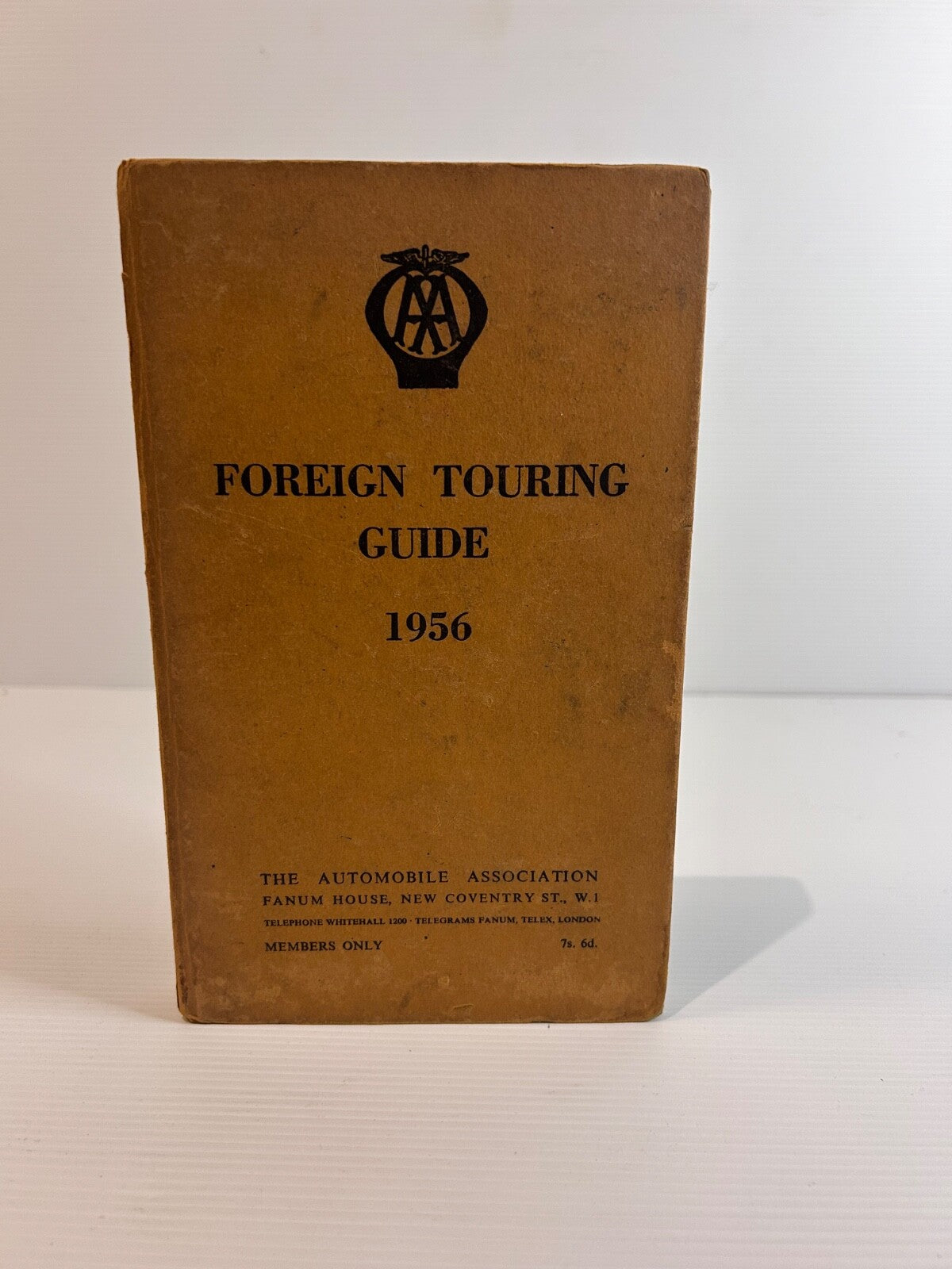 AA Foreign Touring Guide 1956 The Automobile Association Good Condition