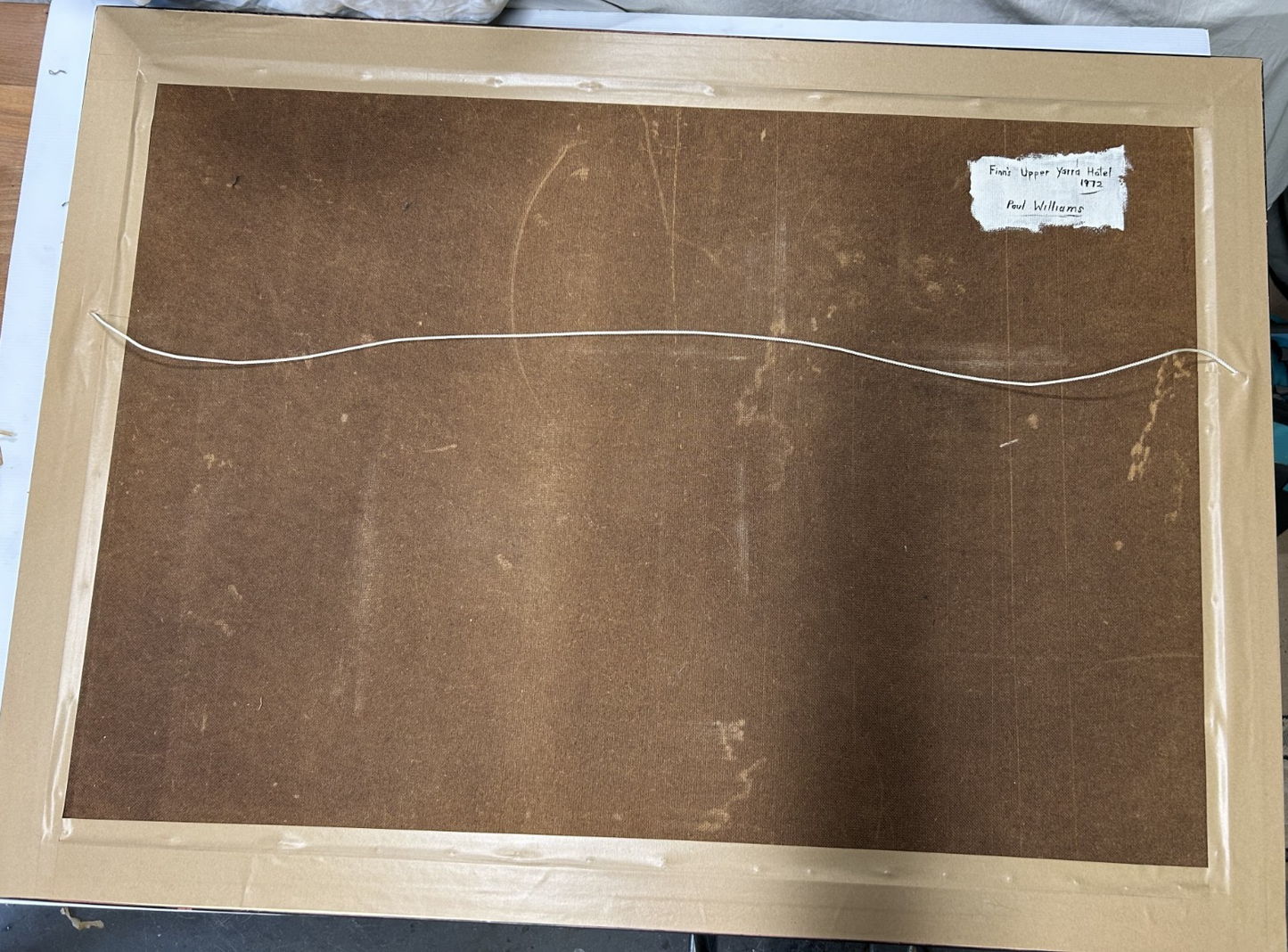 Paul Williams Finn’s Upper Yarra Hotel 1972 Oil on Board 115 × 85 cm Framed