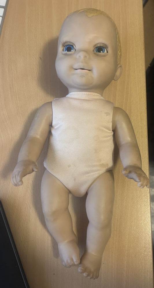 Luvabella Interactive Doll Baby Blonde Blue Eyes 22702 Talks And Blinks