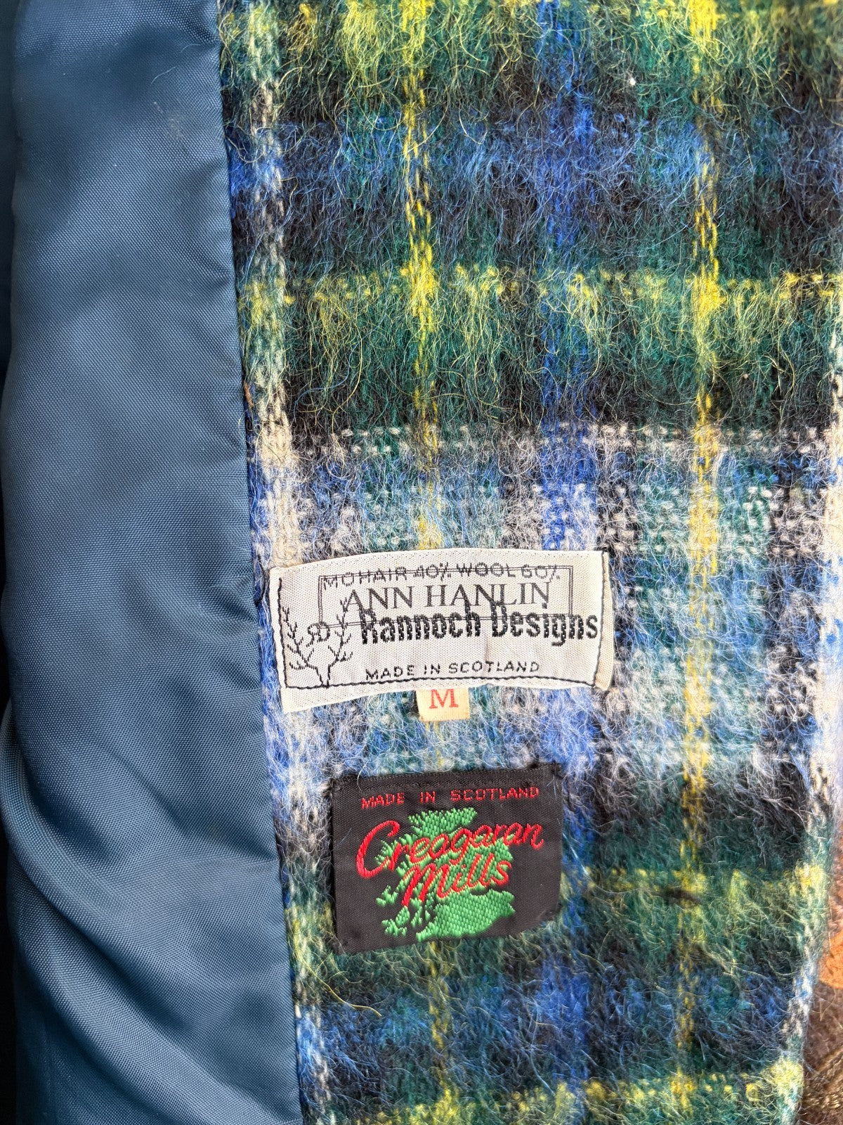 Vintage Scottish Mohair Tartan Cape Coat – Ann Hanlin Rannoch Designs
