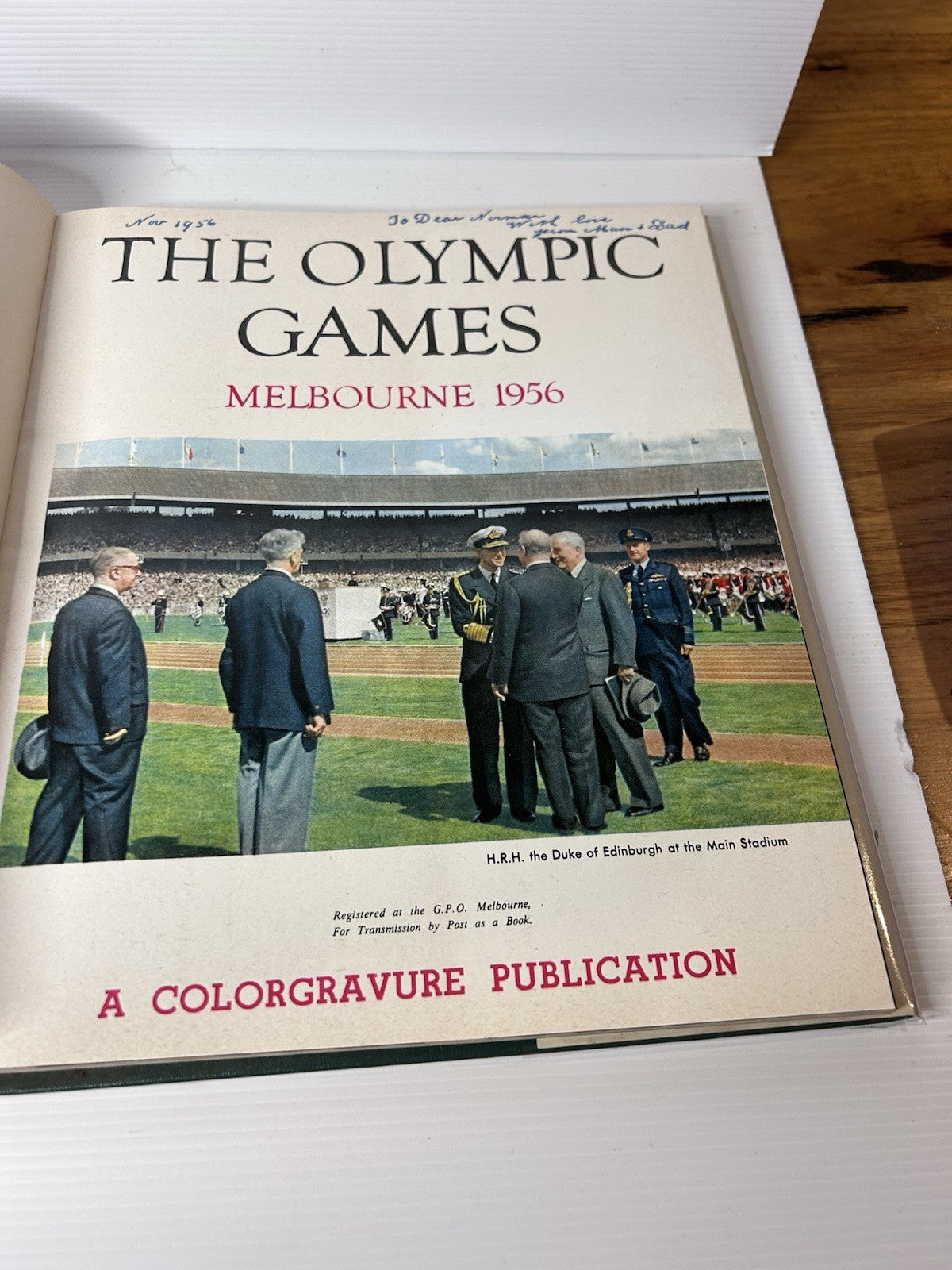 The Olympic Games Melbourne 1956 Vintage Hardcover Book with DJ