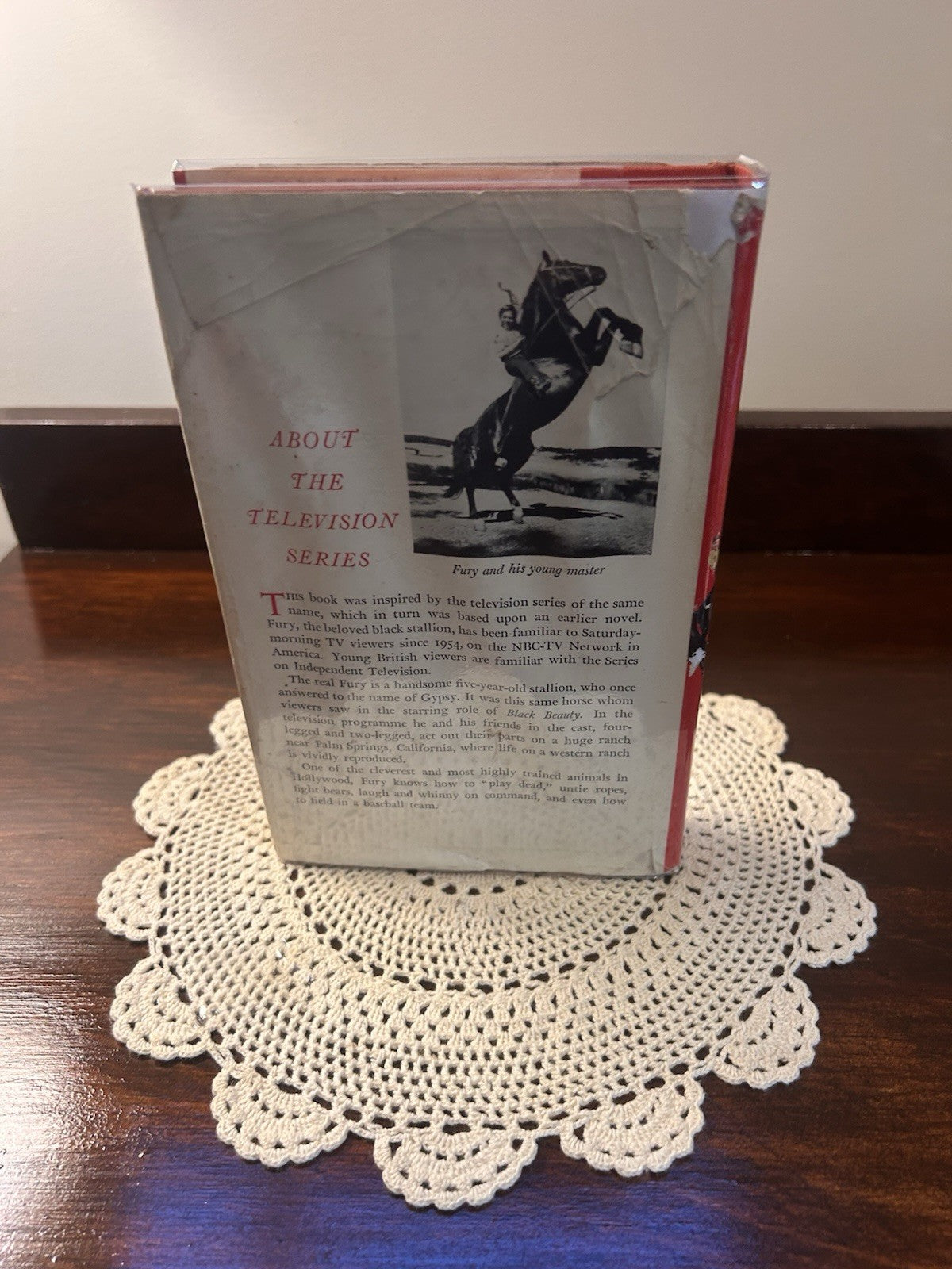 Fury Stallion of Broken Wheel Ranch 1962 HC DJ Albert G Miller Collins UK