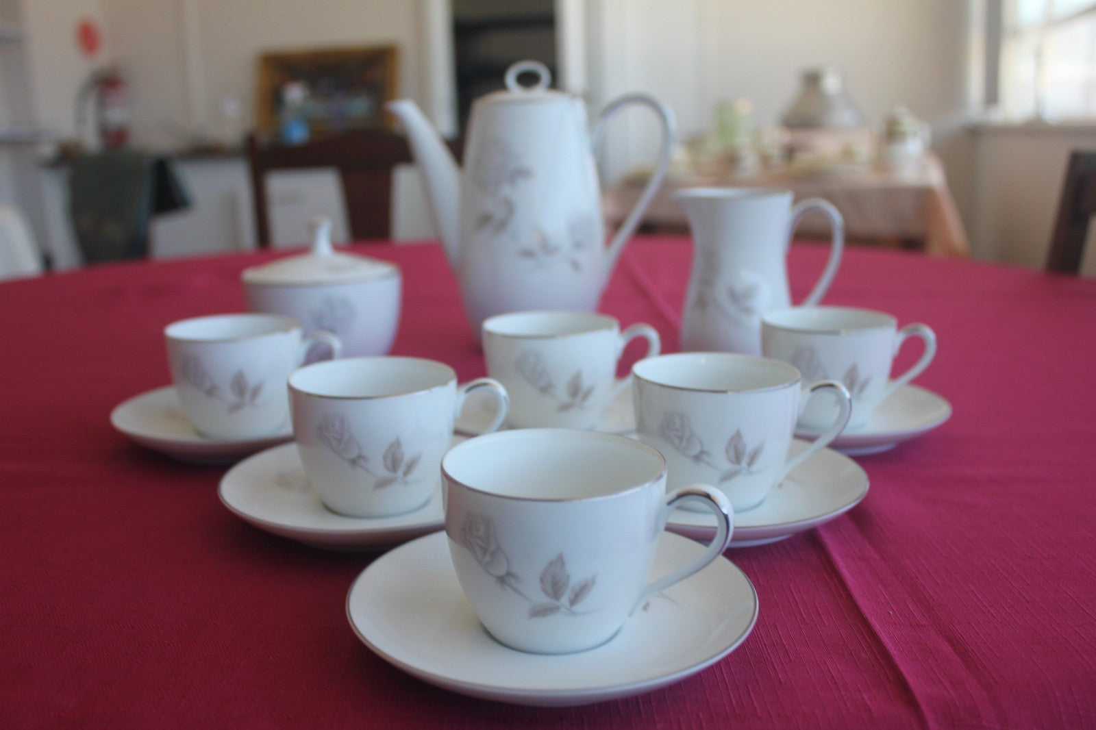 Vintage Noritake “Rosay” Coffee Service – Japan – 15-Piece Set
