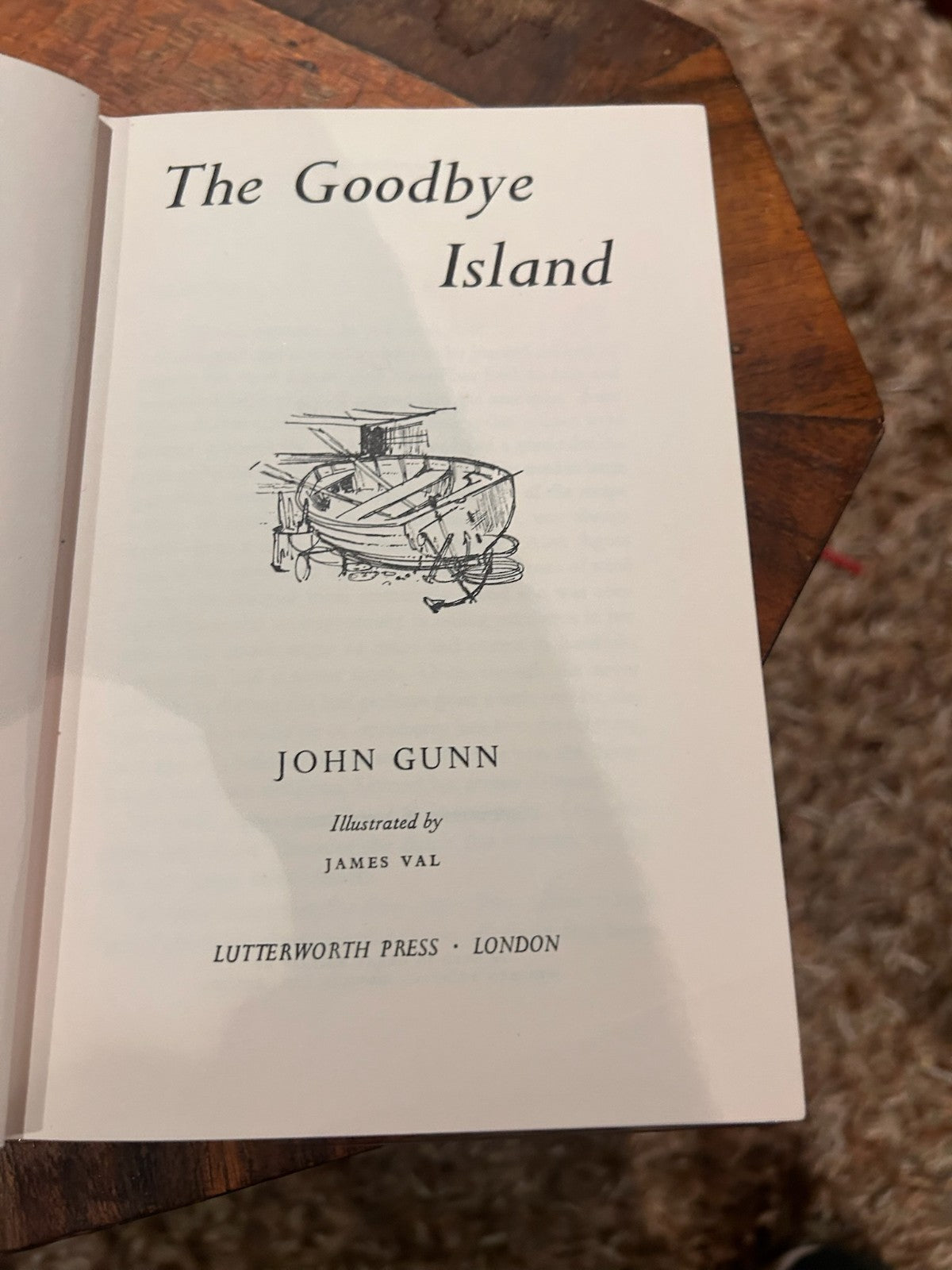 The Goodbye Island by John Gunn | 1963 First Edition Hardcover | Vintage Fiction