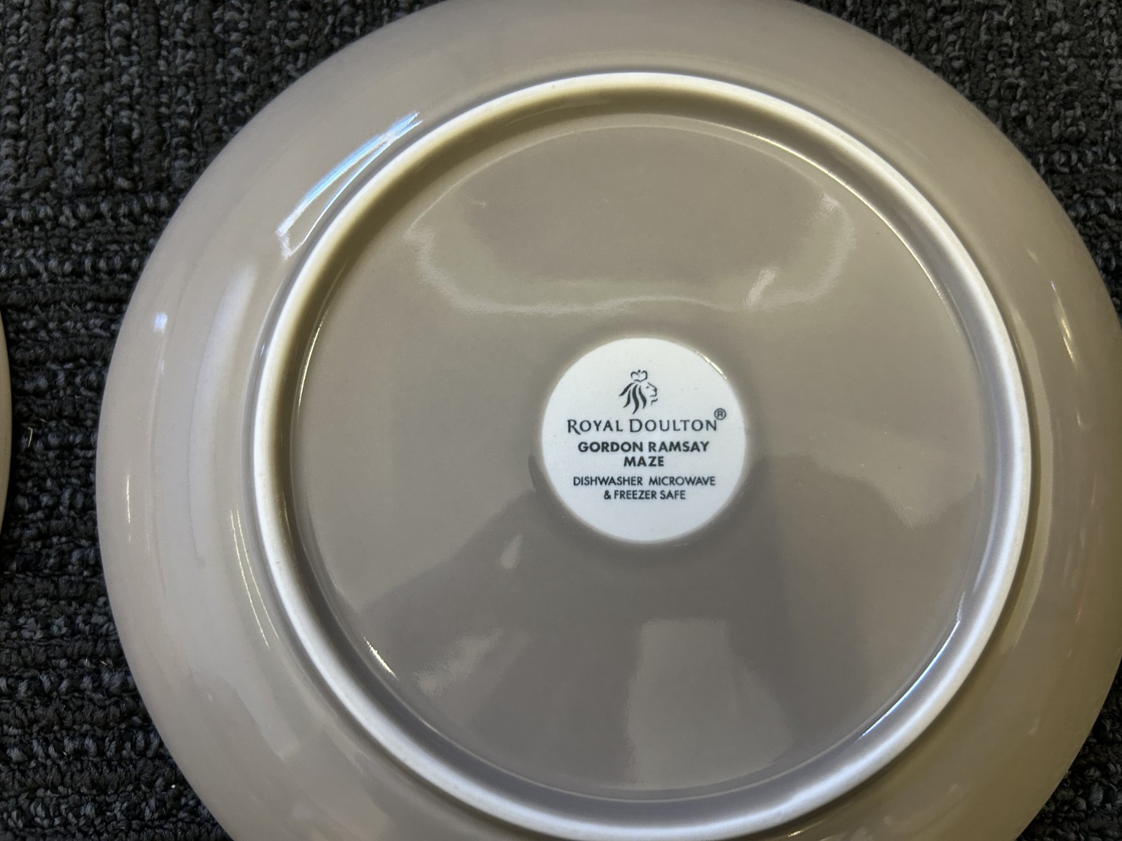 Royal Doulton Gordon Ramsay Maze 6pc Dinner Set Bowls Plates Grey Stoneware