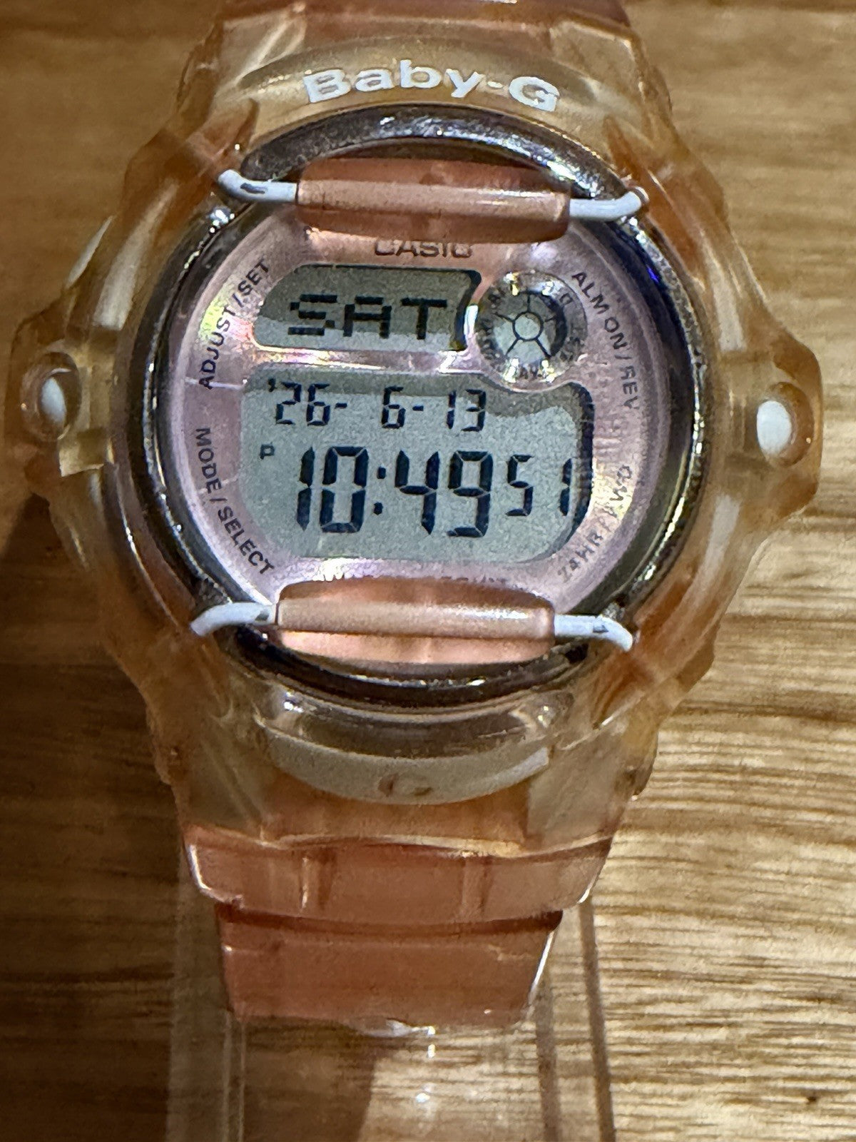 Casio Baby-G BG169A Wristwatch - Clear Orange