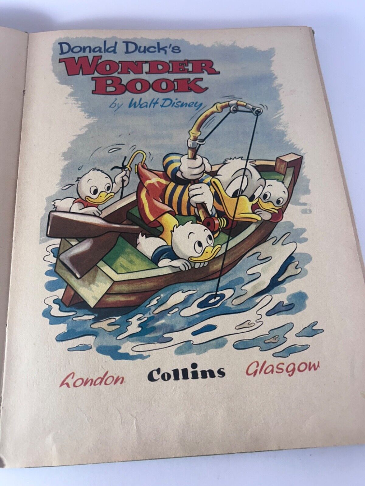 Circa 1945 Donald Duck's Wonder Book Copyright Walt Disney Mickey Mouse Ltd RARE