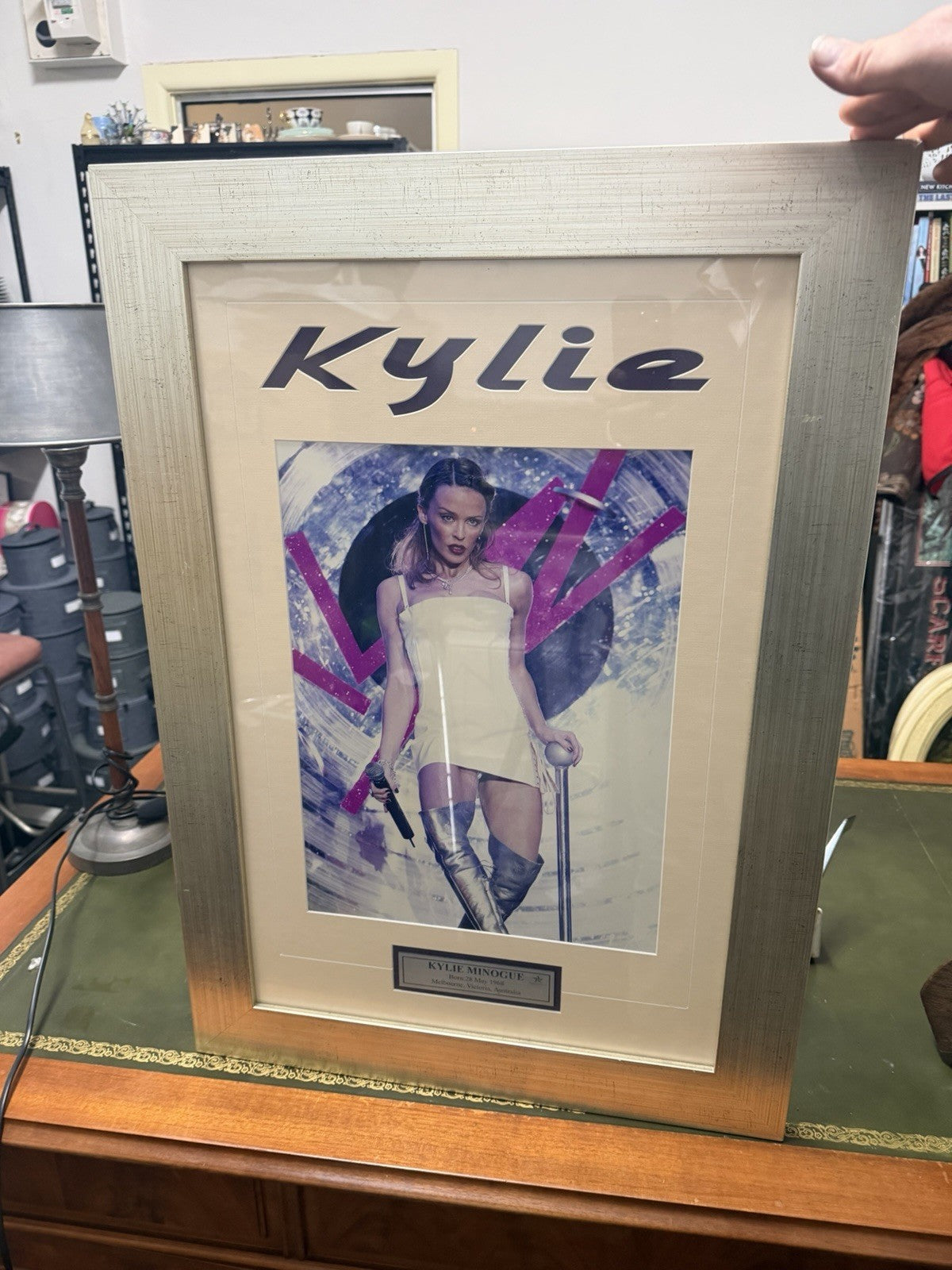 Kylie Minogue Framed Display Print Plaque Australian Pop Icon Wall Art