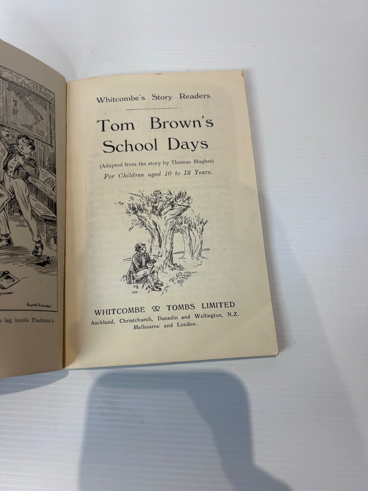 Tom Brown's School Days Whitcombe Story Book c1930s NZ AU Ed 96pp