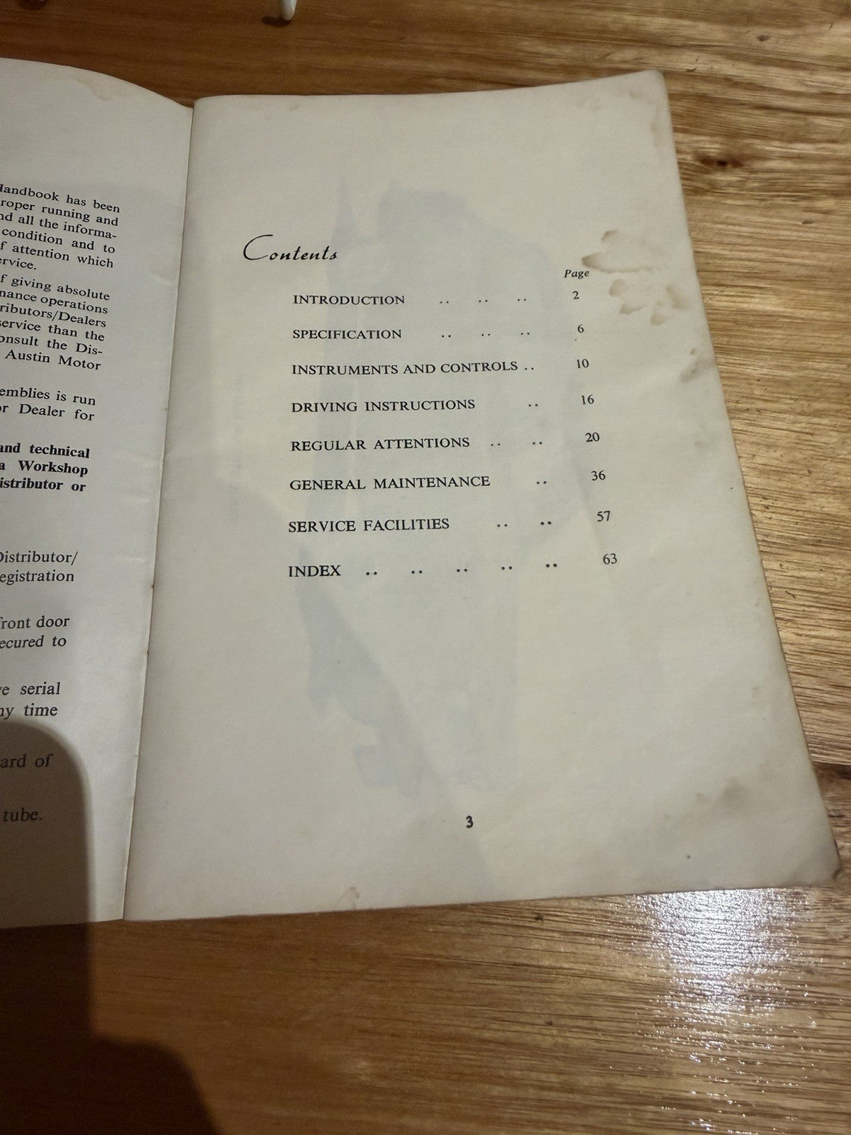 1959 Austin A40 Driver’s Handbook Original 97H 1650B BMC Car Manual