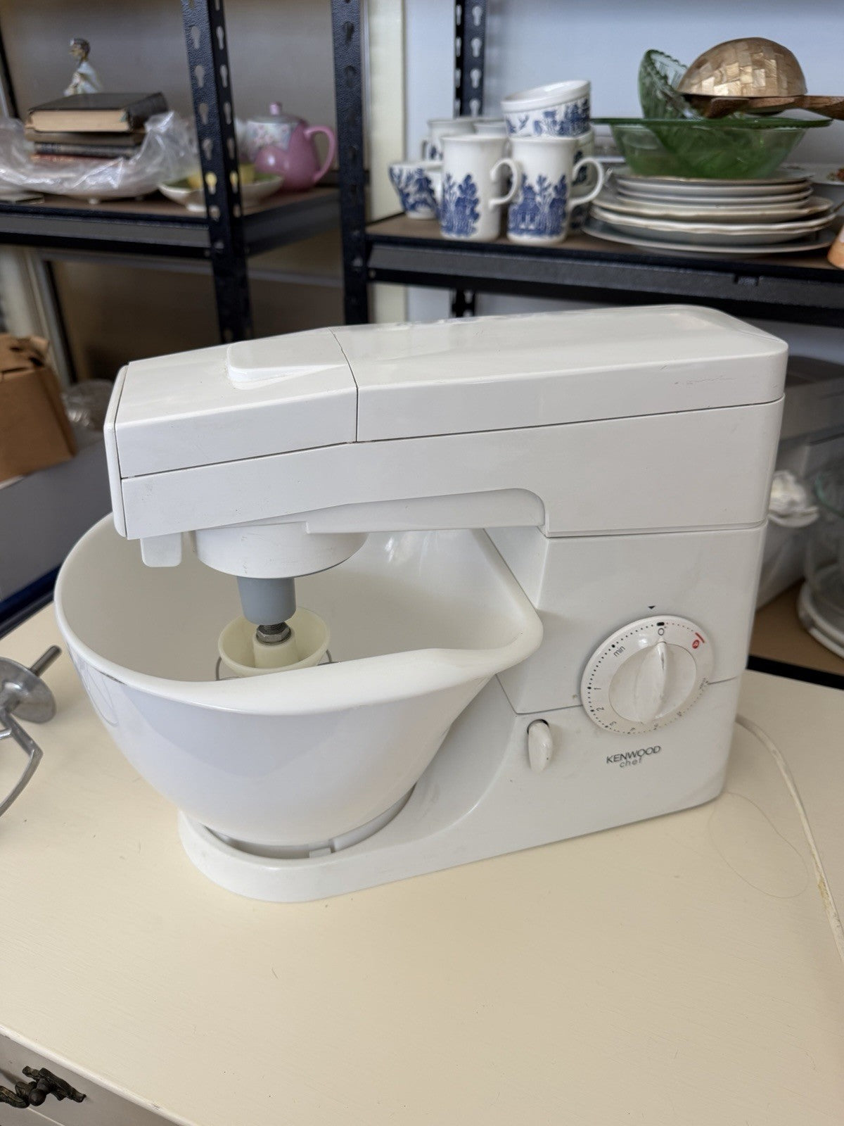 Kenwood Chef KM300 Vintage Stand Mixer Bowl Whisk K Beater Working