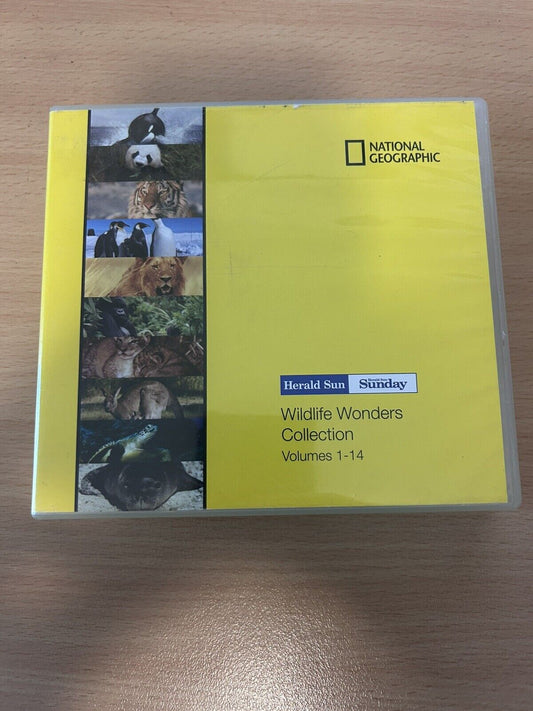 Herald Sun National Geographic 'Wildlife Wonders Collection' Volumes 1-14 R4