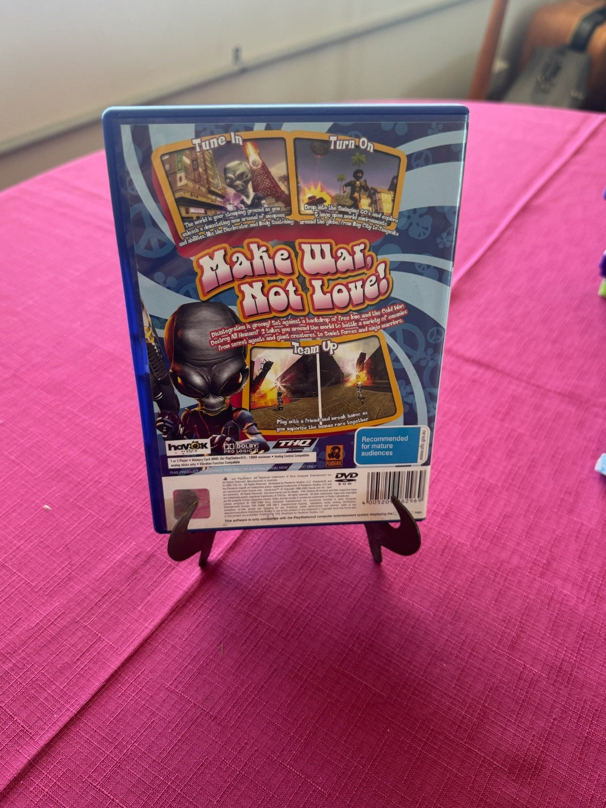 Destroy All Humans! 2 PS2 - PAL – Complete w/ Manual - 2006