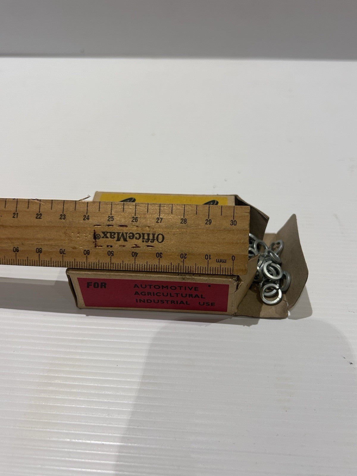 Vintage Tangle Proof Spring Washers Box Industrial Engineers SA c1950s