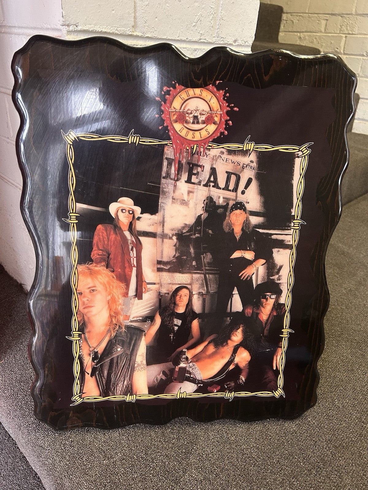 Guns N’ Roses Vintage DenCraft Framed Wall Art 55x45cm Canada