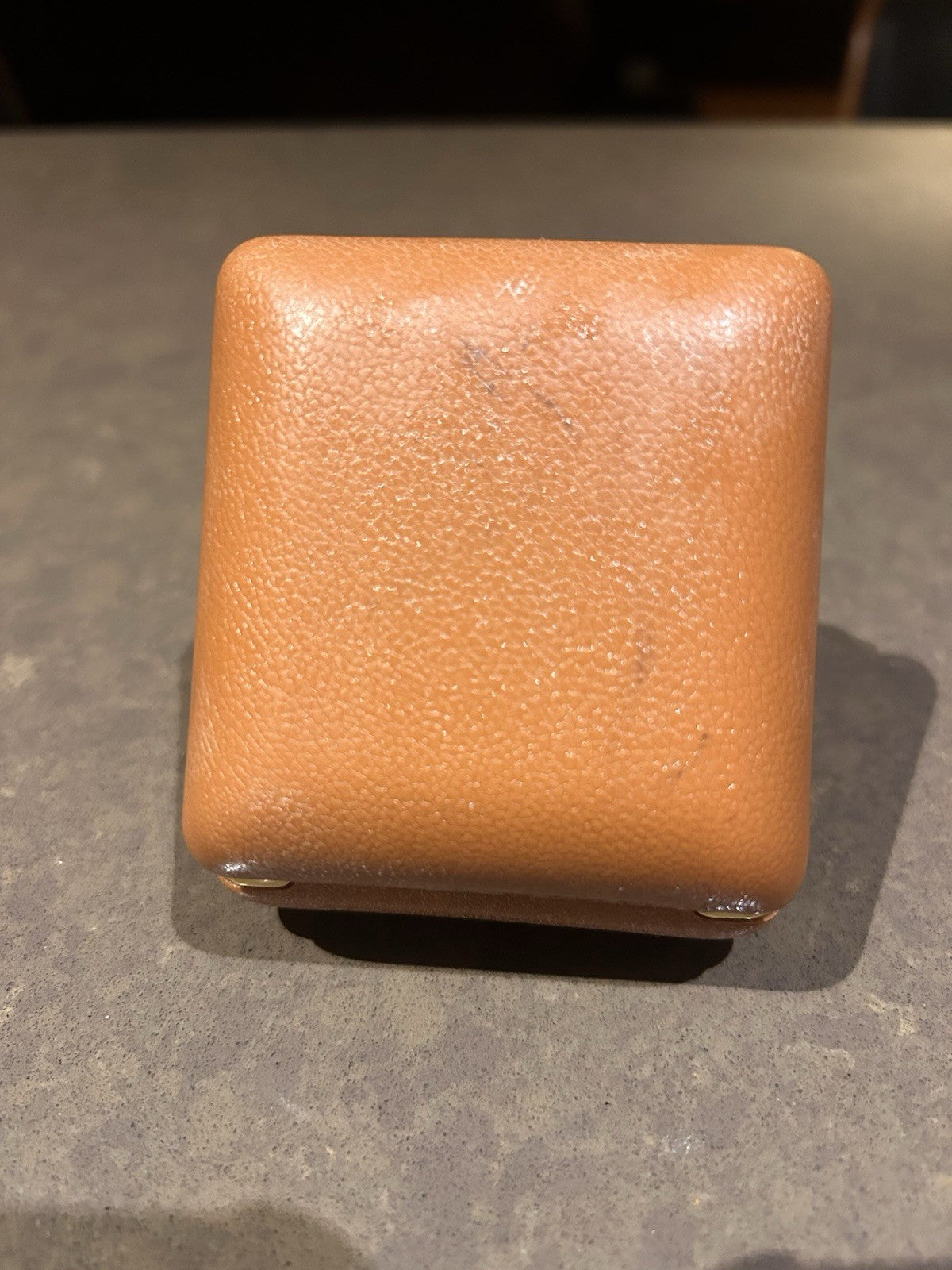 Vintage Equity Travel Alarm Clock Hong Kong Folding Case Working Retro