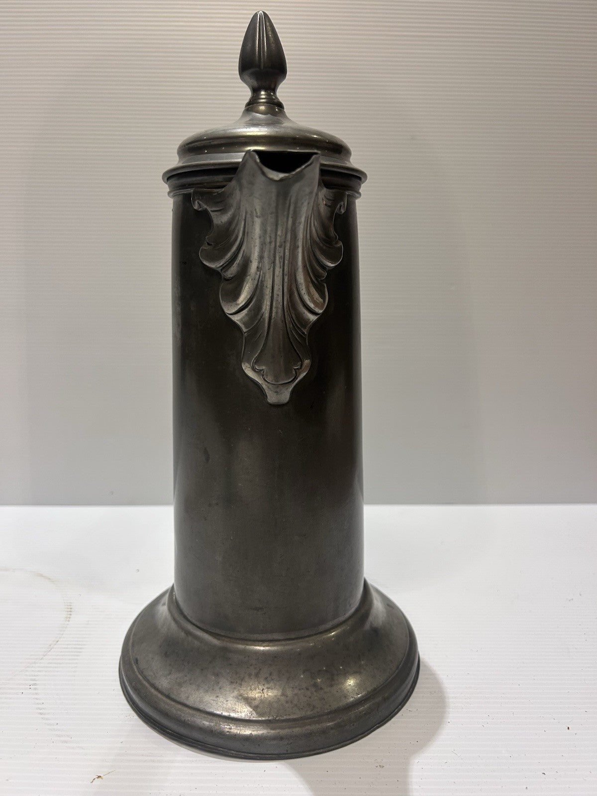 James Dixon Pewter Coffee Pot Antique Victorian Sheffield 924 Ornate Jug