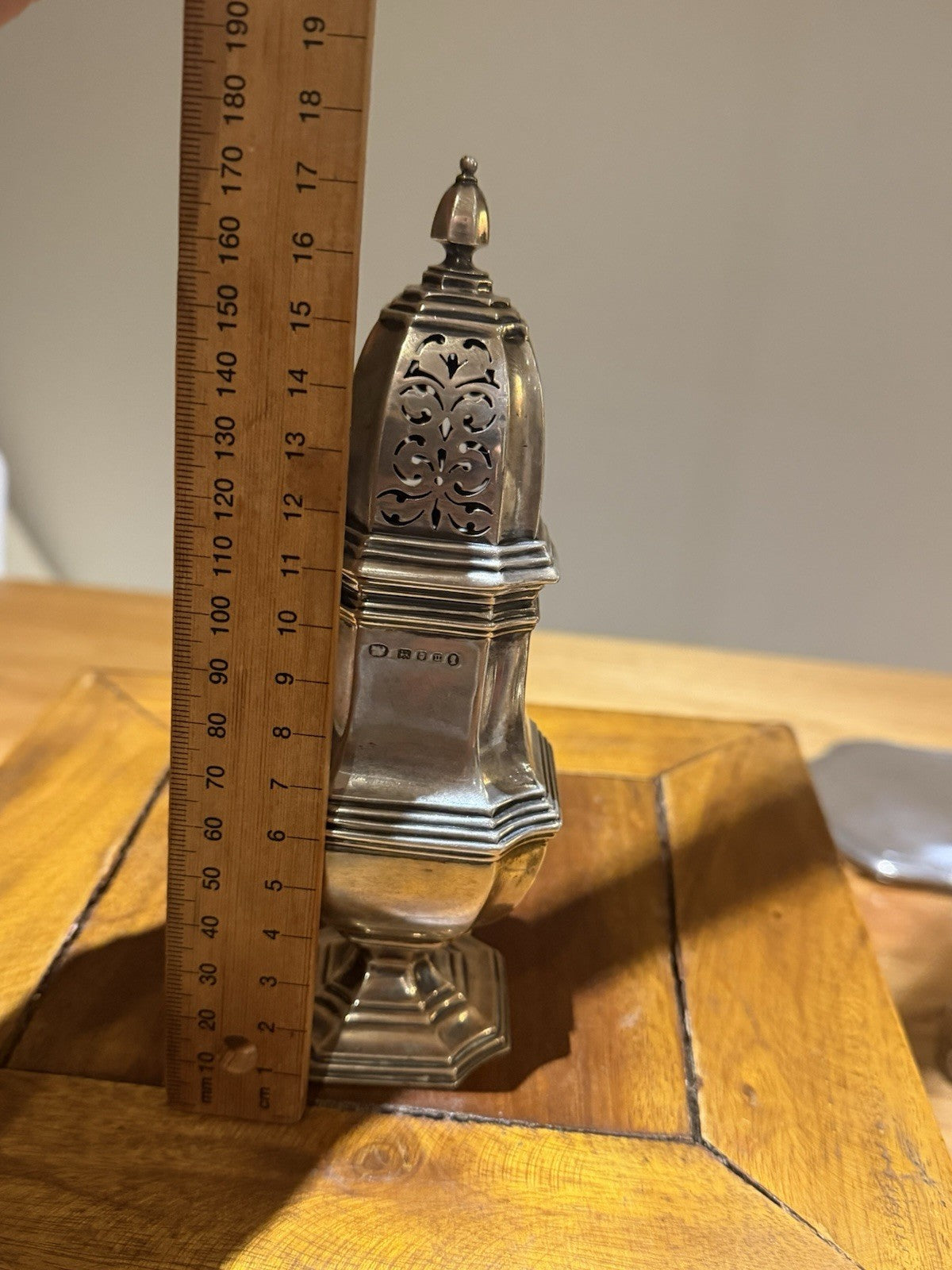 Victorian Style Sterling Silver Sugar Caster London Hallmarked c1935 166g
