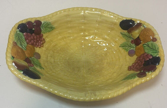 Carlton Ware Embossed Fruit Basket Bowl – Vintage 1930s-50s Design No 777360