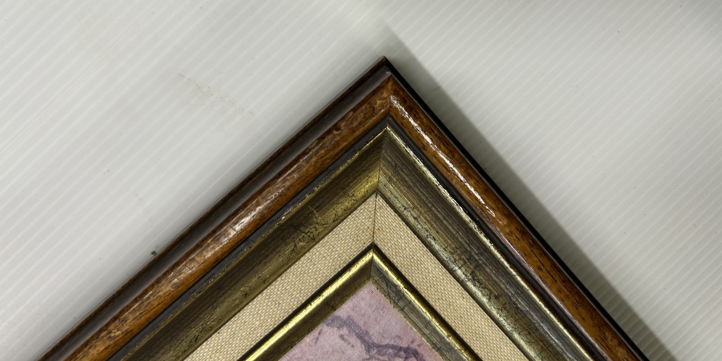 Hans Heysen Droving Into the Light Framed Australiana Art Print