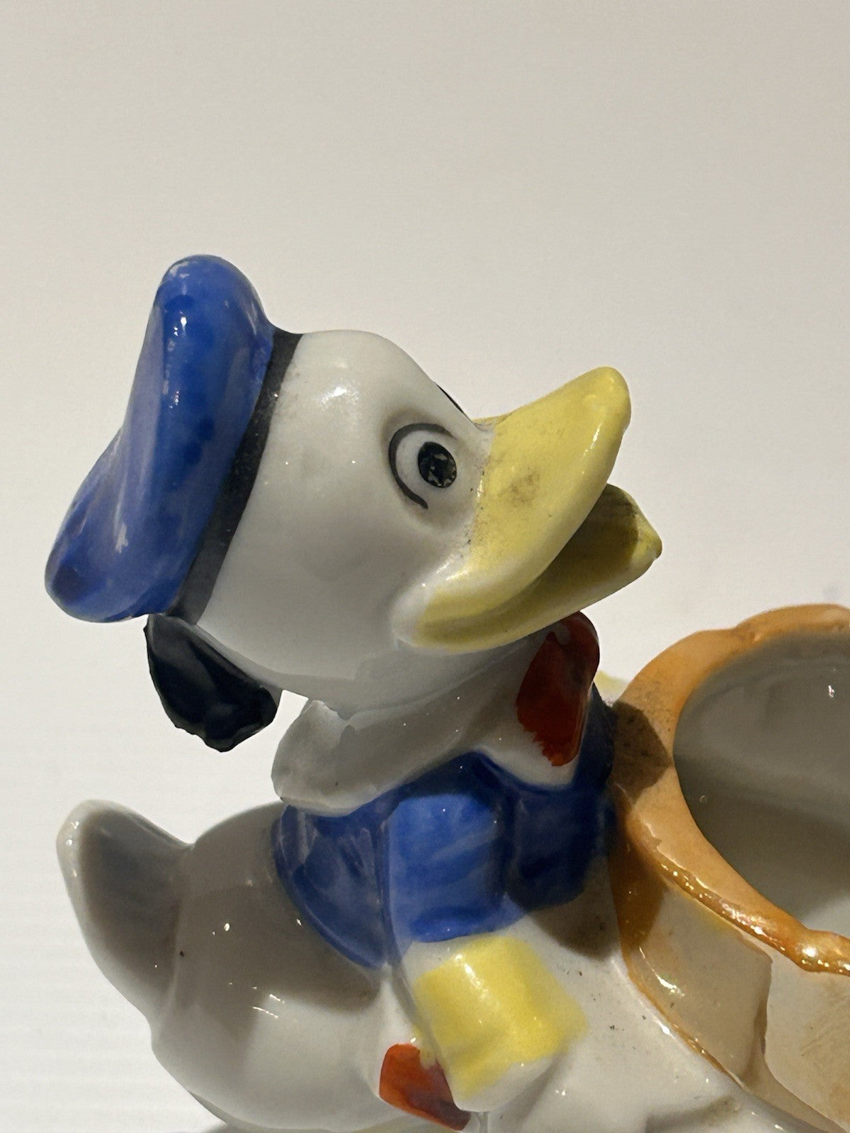 Vintage Donald Duck Egg Cup 7.5cm Walt Disney Productions Japan c1950s RARE