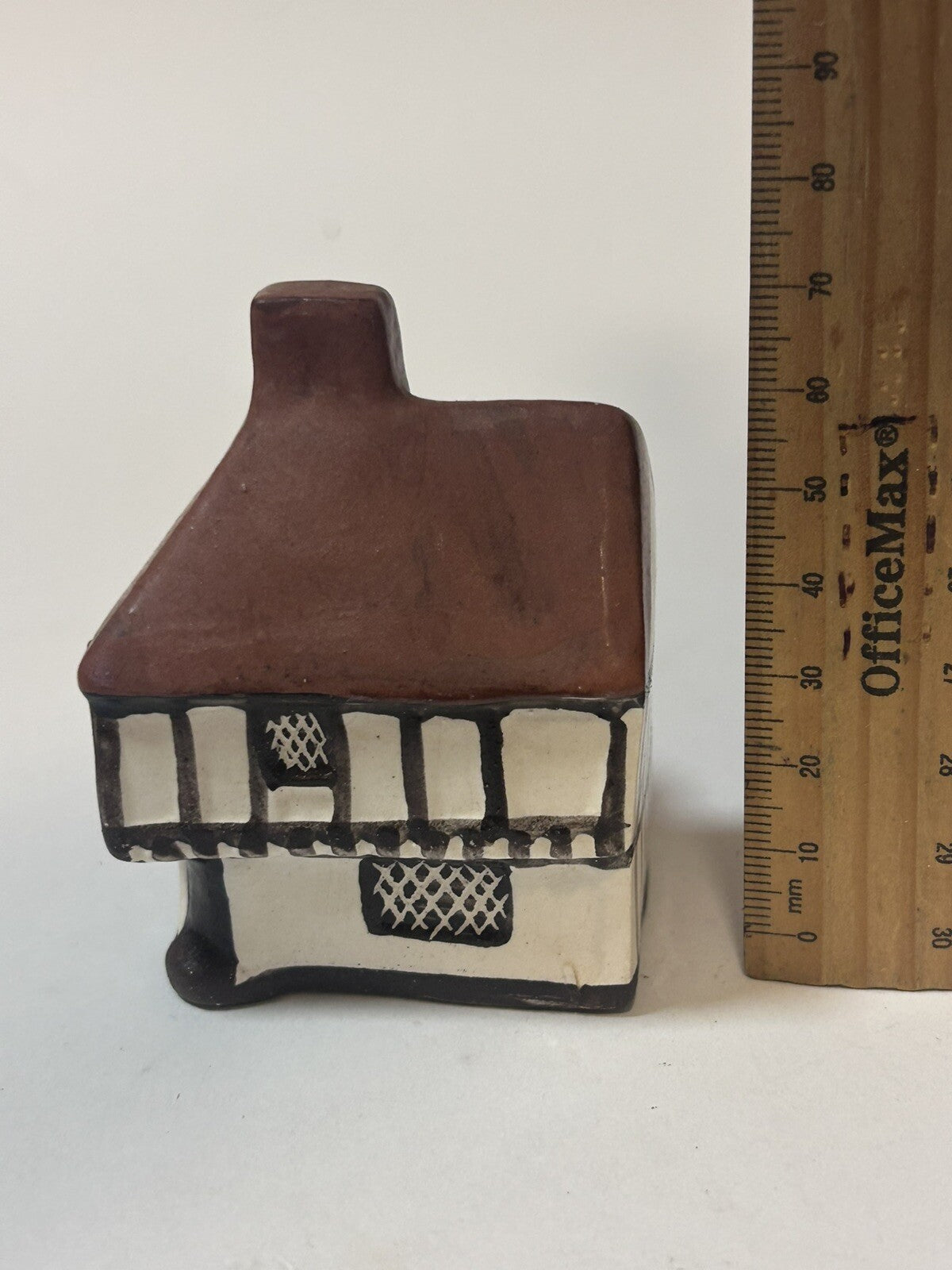 Mudlen End Studios Cottage House Mini Ceramic Made In England No 23 Vintage