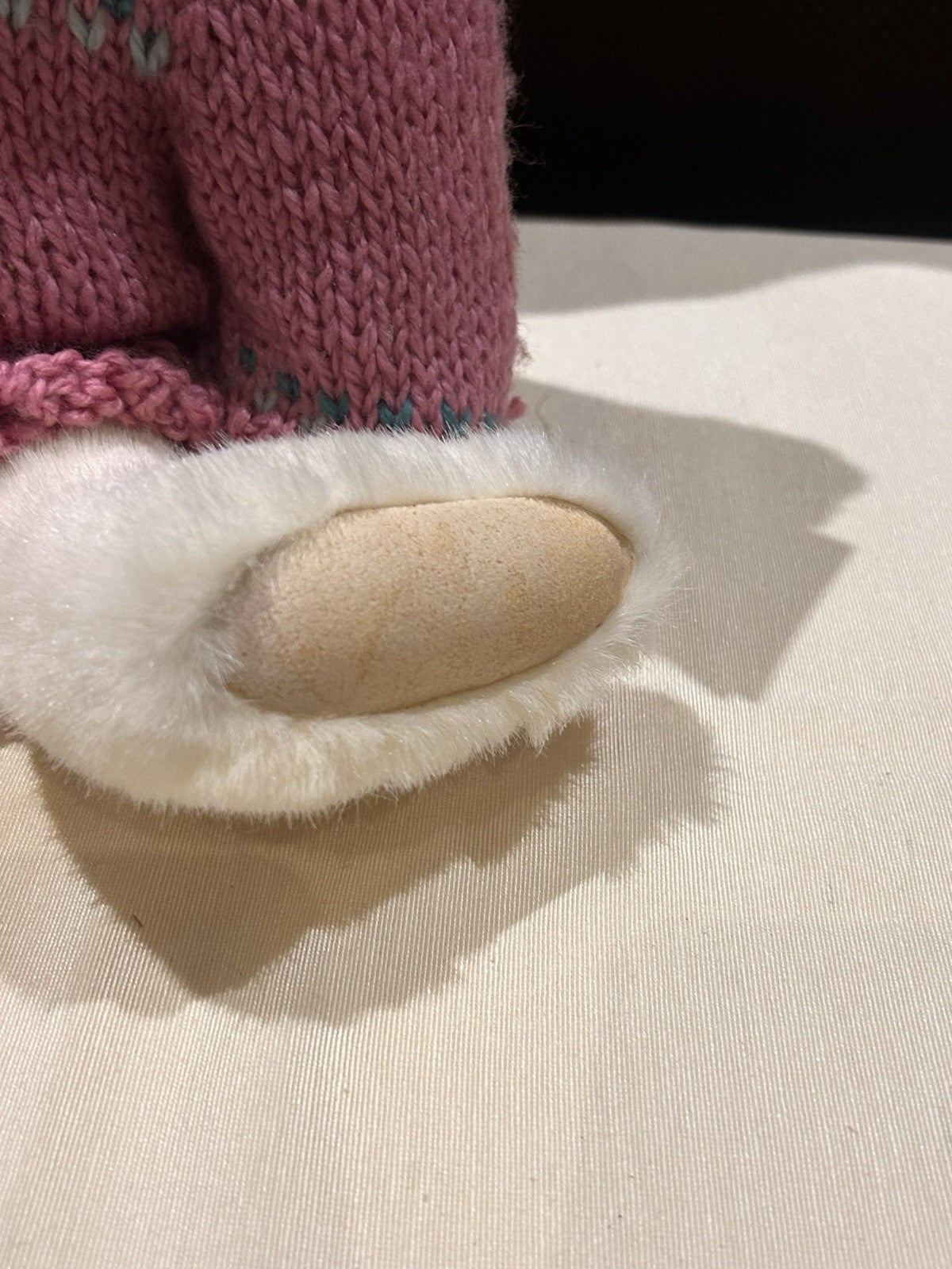 GUND Bialosky Friends Teddy Bear Pink Knitted Jumper Plush Soft Toy W Orig Tag