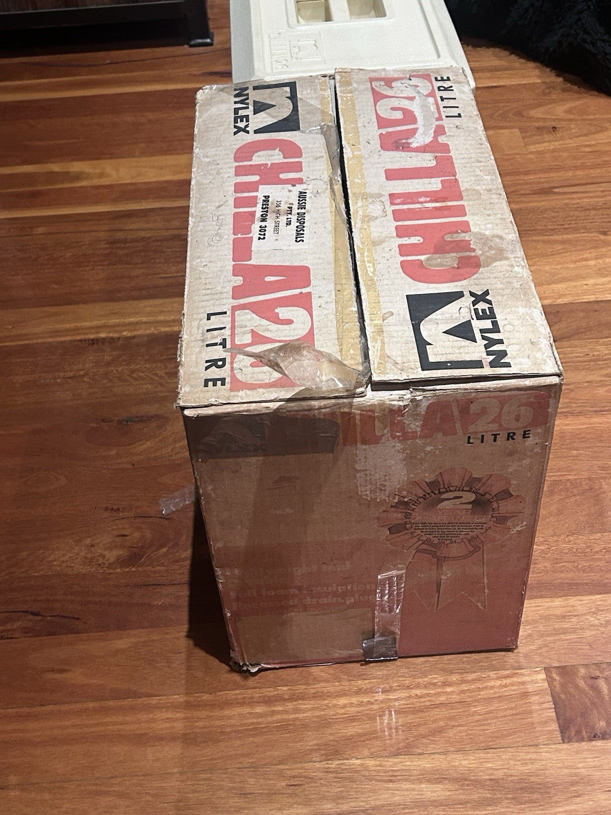 Vintage Nylex Chilla 26 Litre Cooler with Original Box – Yellow Esky With Box