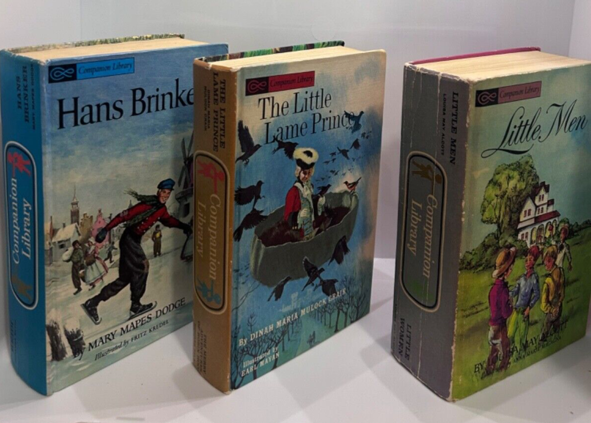 3 x Vintage 1960s Companion Library 2 Books In 1  - Good Condition