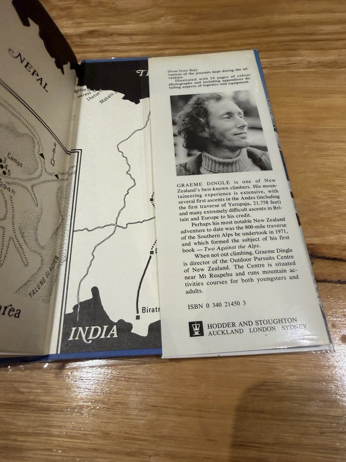 Graeme Dingle Wall of Shadows Jannu 1976 1st Ed HC DJ Edmund Hillary NZ