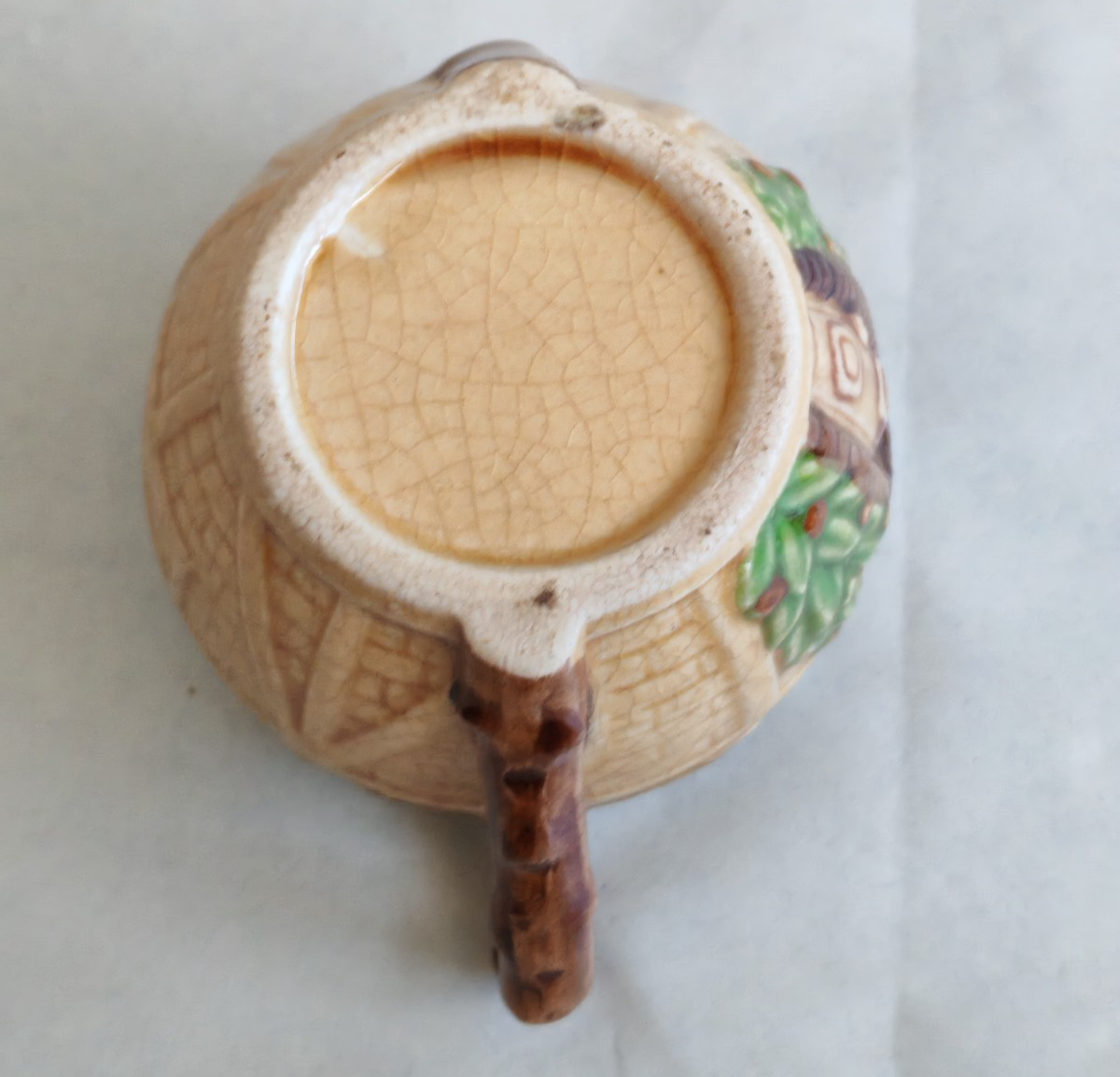 Vintage Cottage Ware Tea Set – Figural Teapot, Sugar Bowl & Creamer