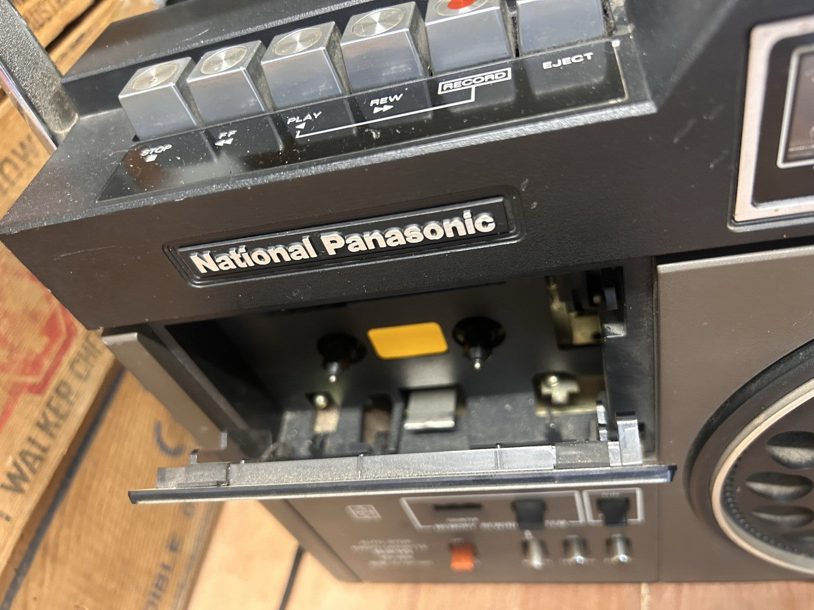 National Panasonic 5310 Radio Cassette Recorder 1970s Japan Works CrO₂