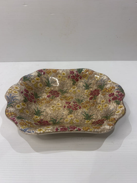 Grimwades Royal Winton Marguerite Dish c1930s England Chintzware 21cm