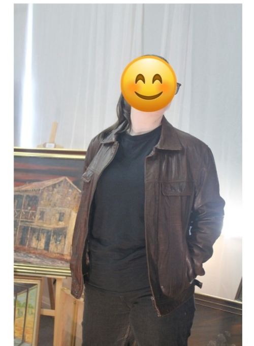 Industrie Genuine Leather Brown Jacket Size L – Australian Designed