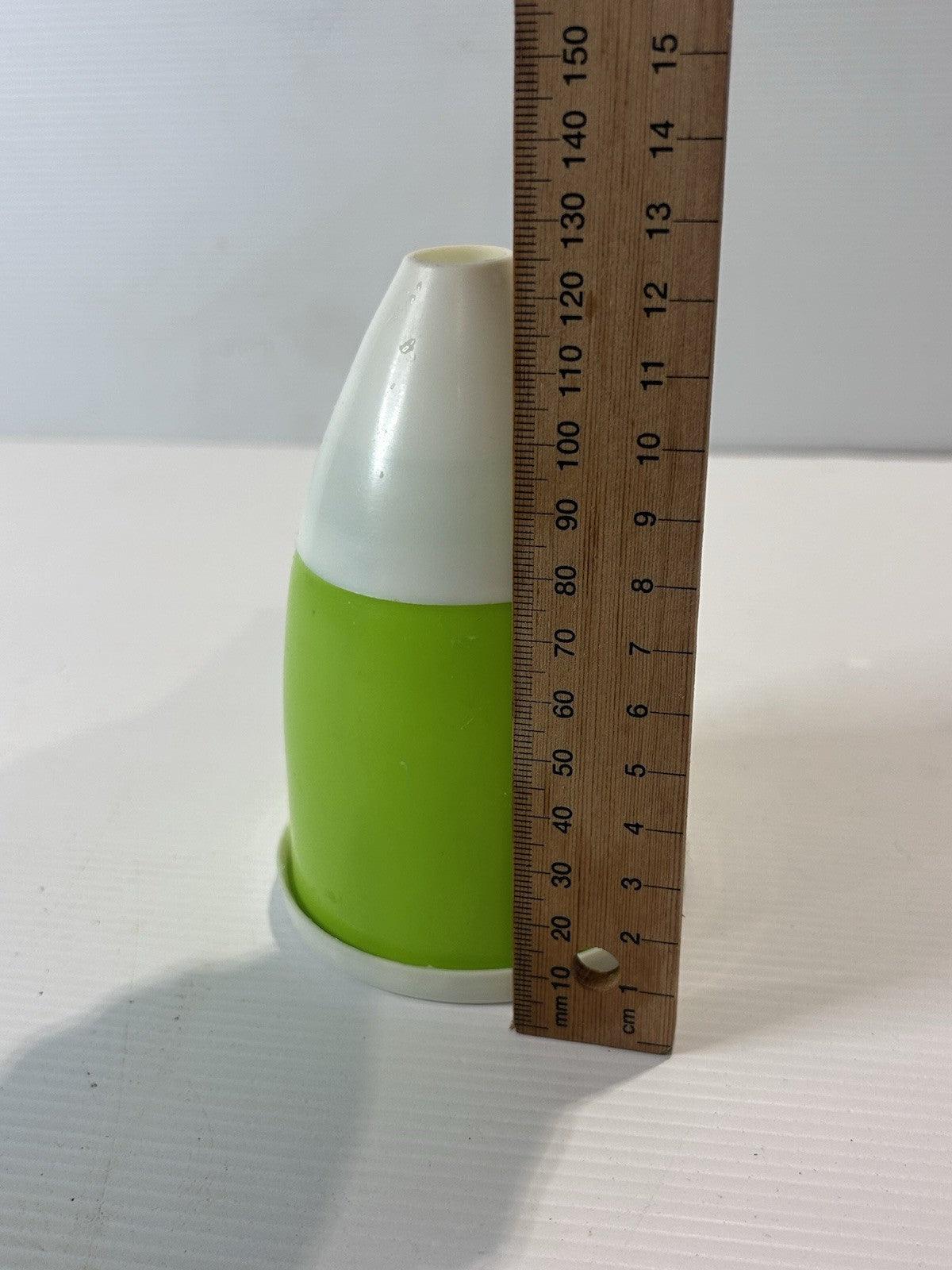 Vintage Ferolux Sugar Dispenser Retro Mid-Century Green & White Plastic