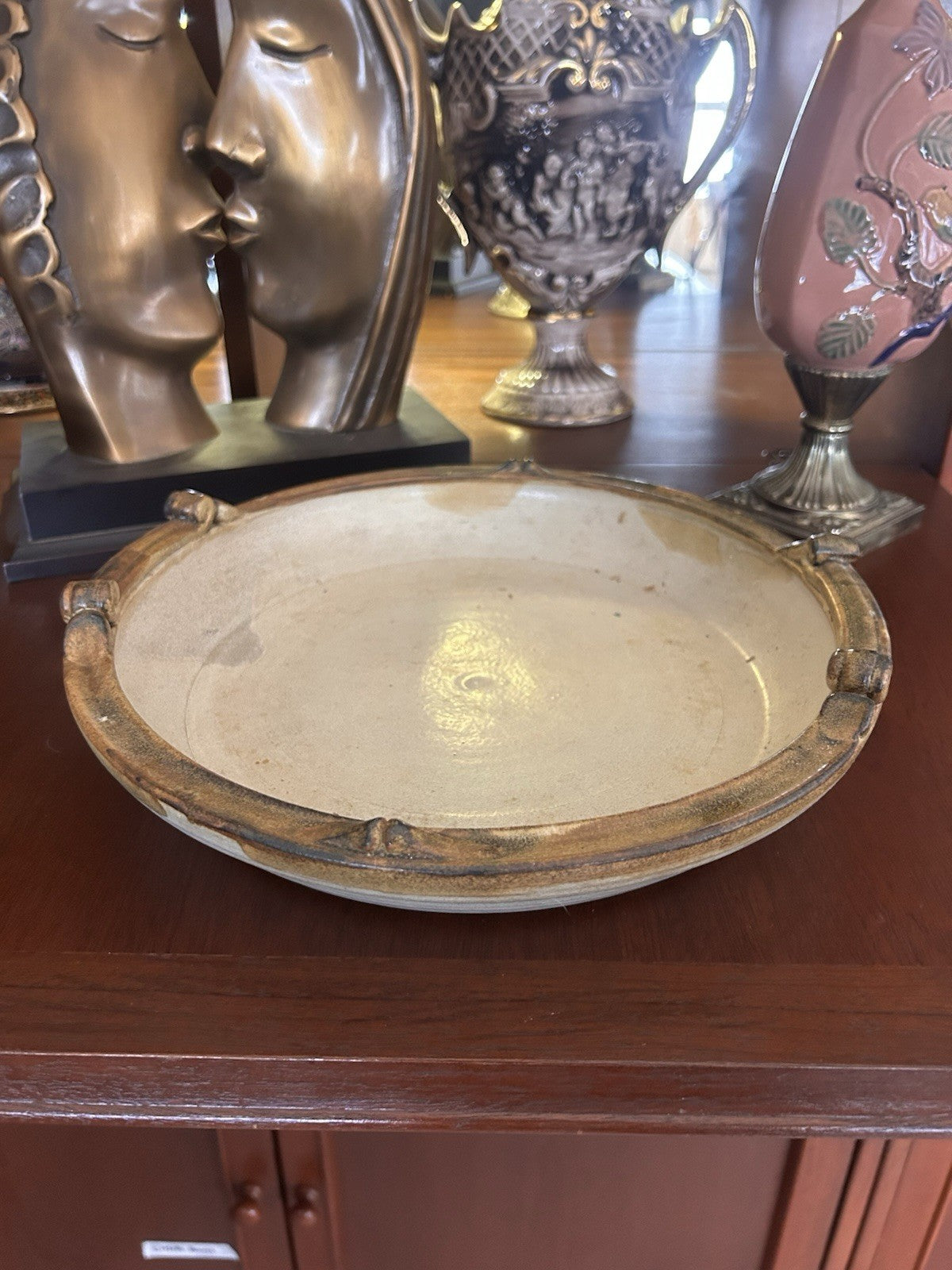 Howard Phillips El Dorado Studio Pottery Bowl 1990 Signed Australian 28cm