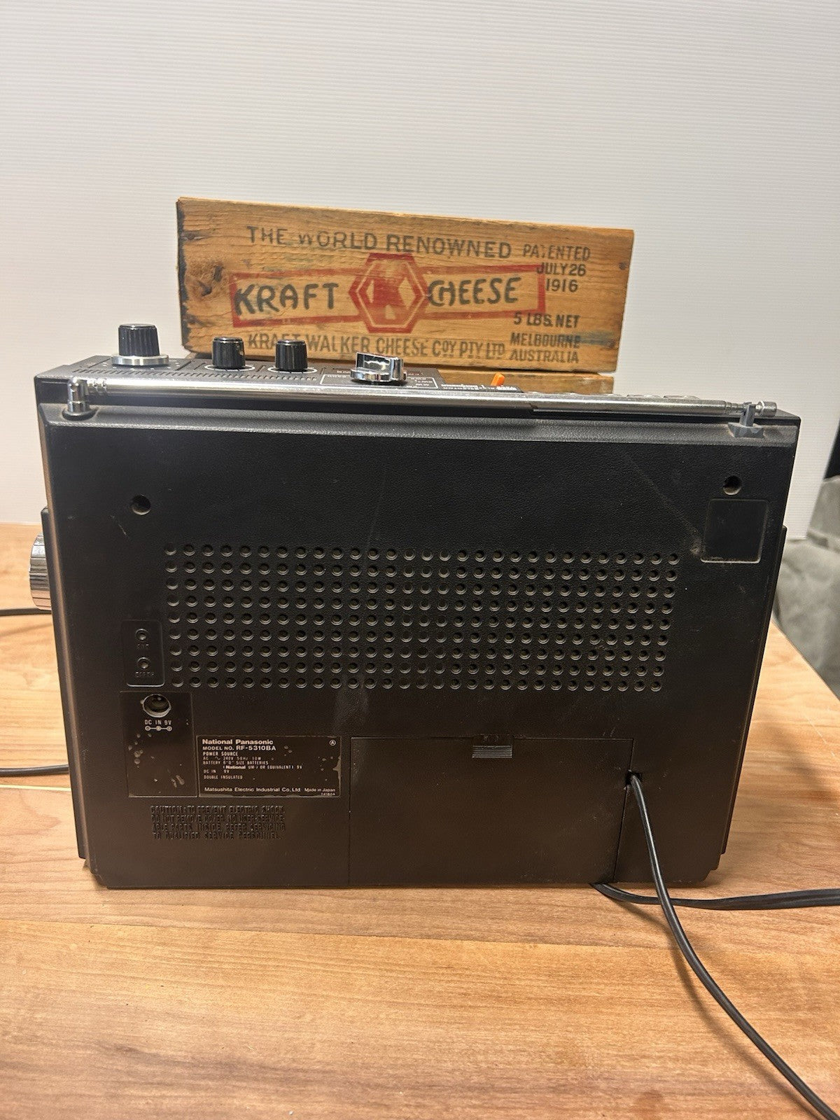 National Panasonic 5310 Radio Cassette Recorder 1970s Japan Works CrO₂