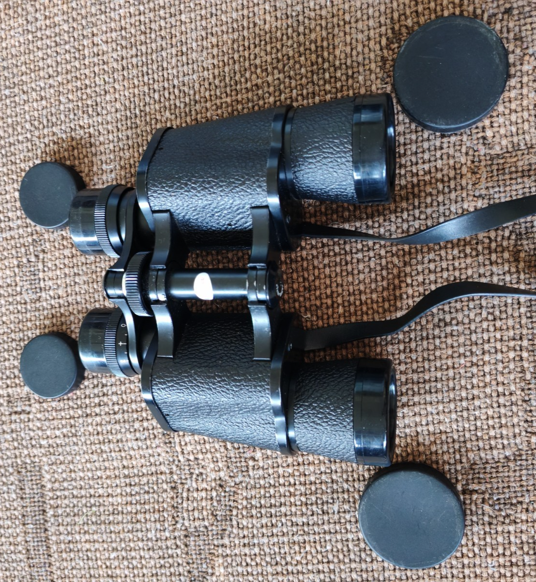 Vintage JAPAN 7×35 Field Binoculars with Case & Caps | Mid-Century Optics