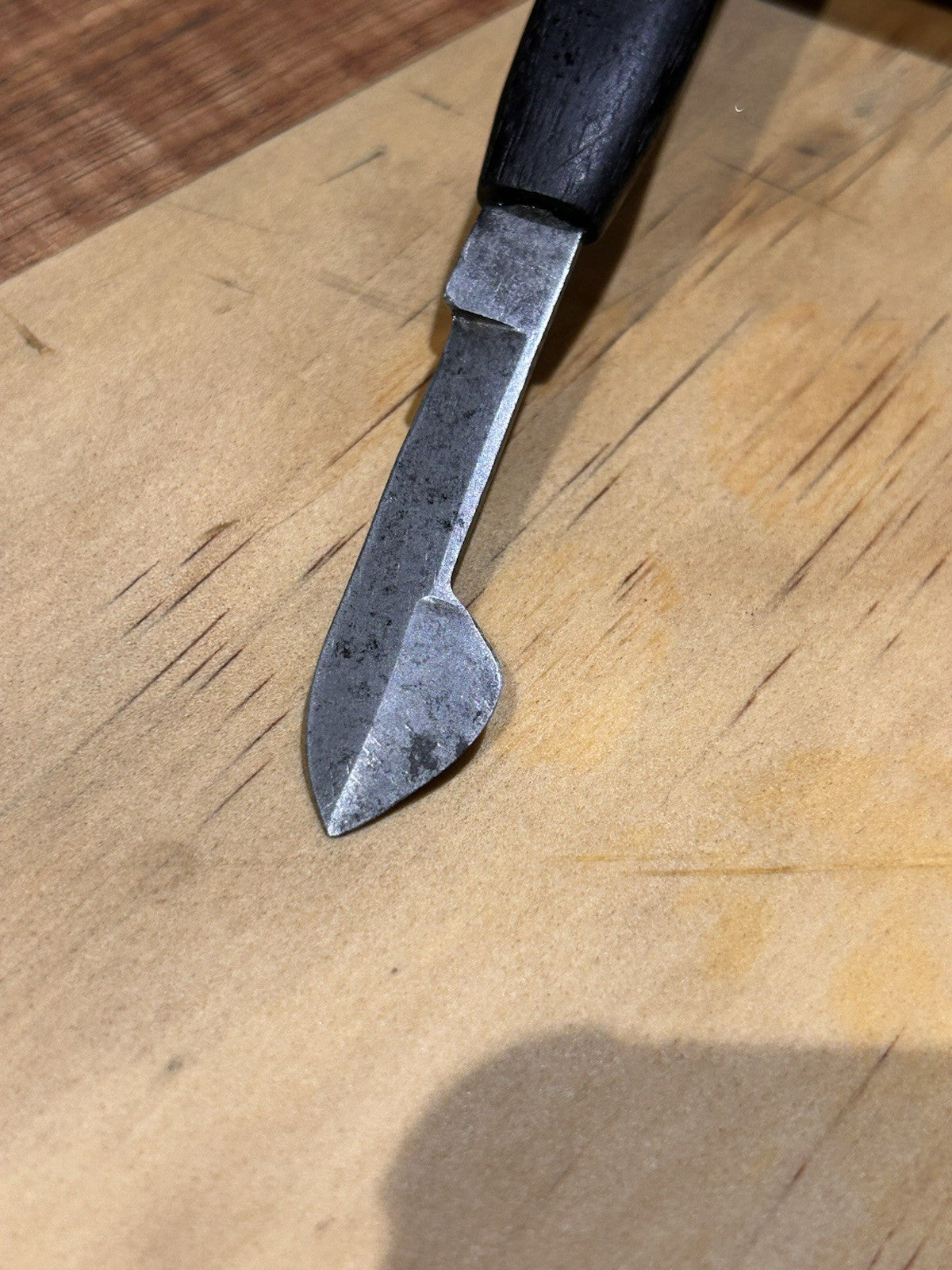 Antique JU James & Sons Sheffield Shoemaker Leatherworking Knife c1900