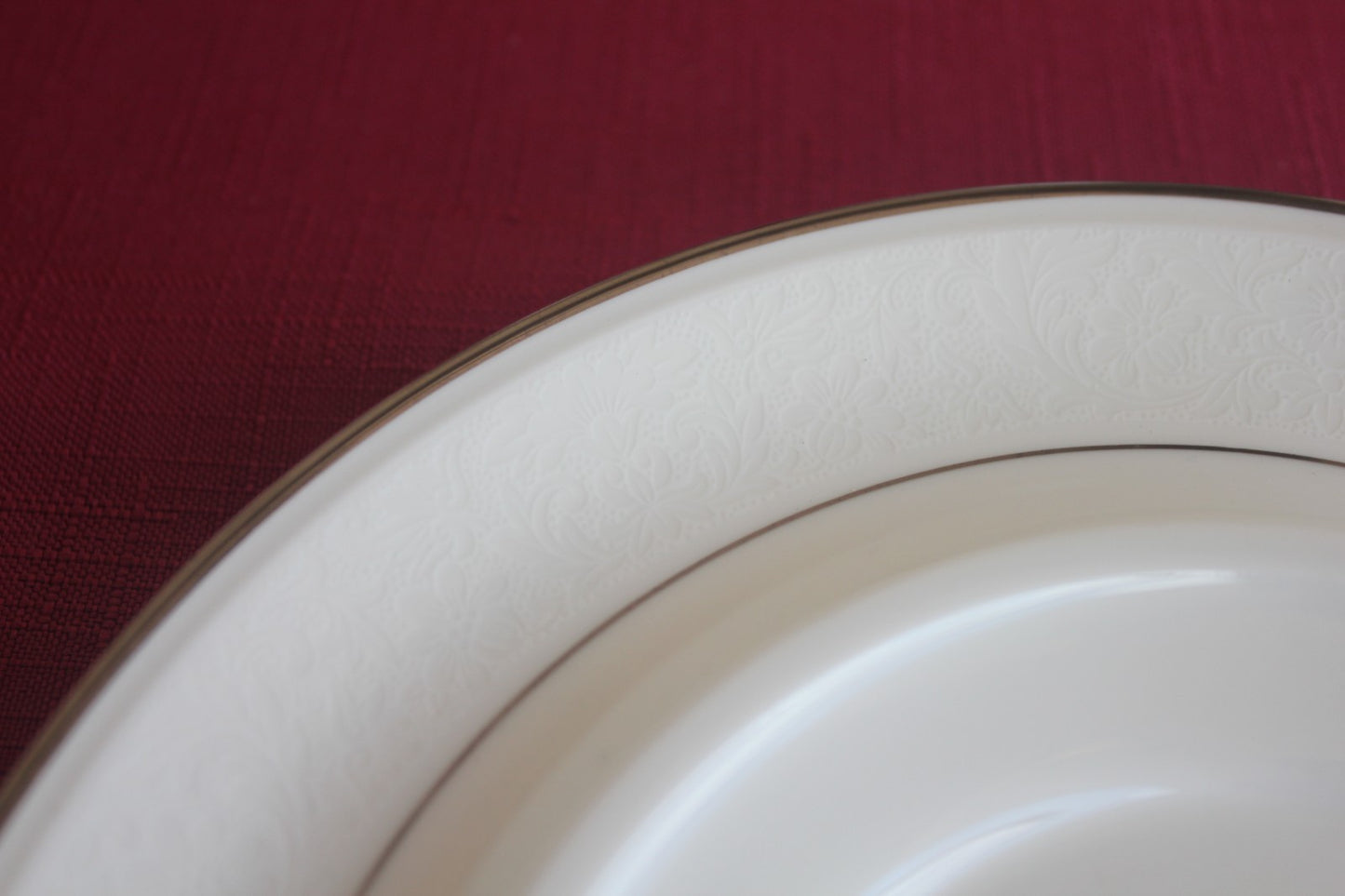 Vintage Mikasa Rochelle Bone China Soup / Bouillon Cup & Saucer Set