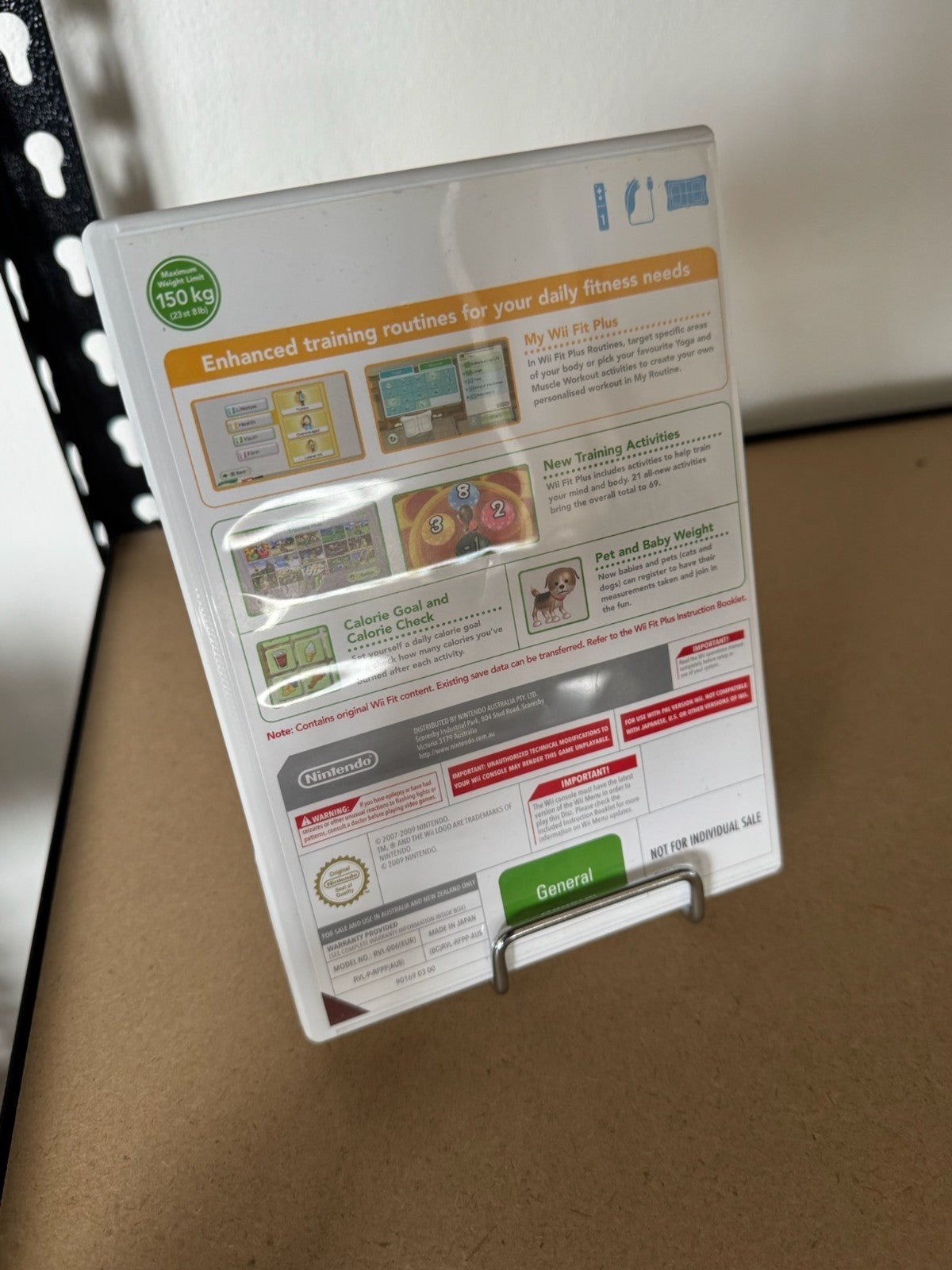 Wii Fit Plus Nintendo Wii PAL – Complete w Manual, Disc & Inserts | 2009