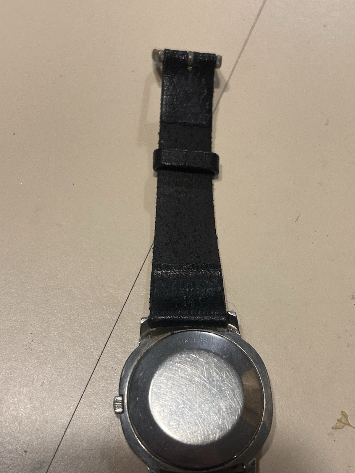 Ulysse Nardin Automatic Day Date Vintage 1970s Swiss Stainless Steel Watch