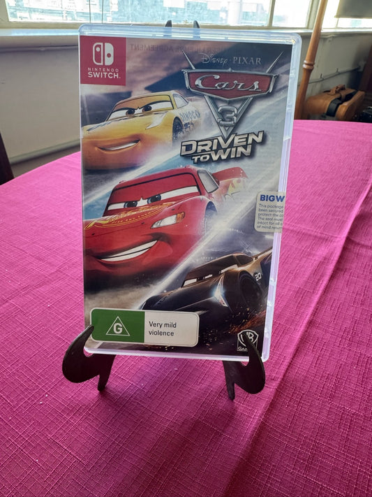 Disney Pixar Cars 3 Driven to Win Switch – Complete w Case & Game Card | 2017