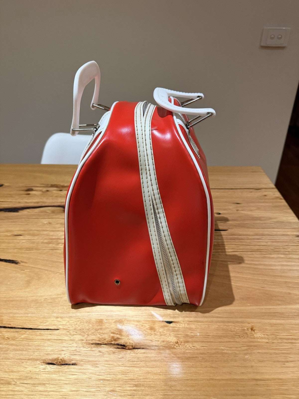 Vintage Brunswick Mixer II Bowling Ball Set c.1968–1970 Undrilled Bag And Shoes